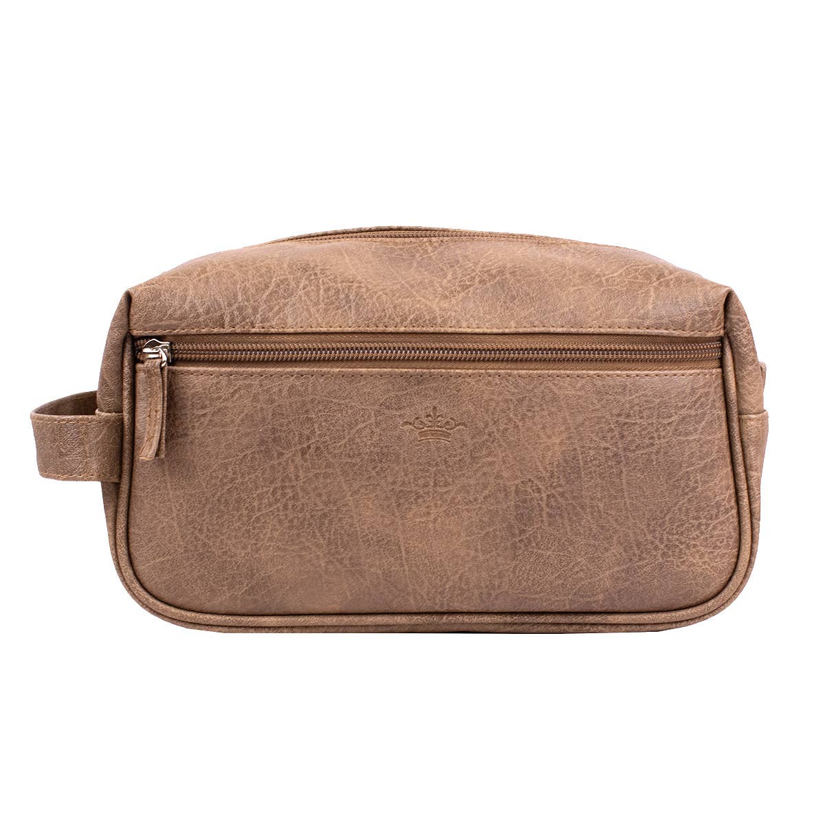 Brooks Shaving Kit Brown 10x5.5x4.75