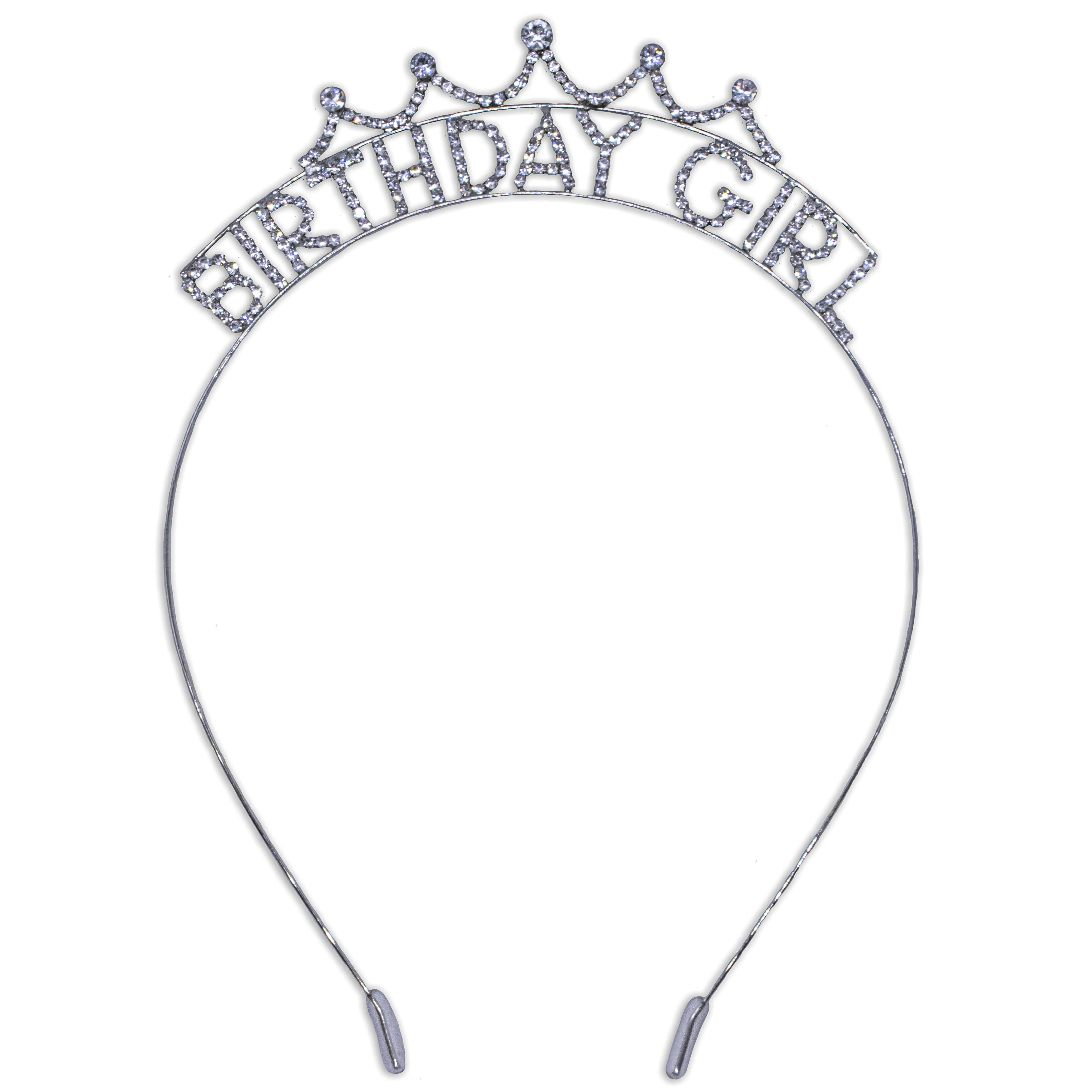 Happy Birthday Headband - Sparkle Rhinestone Crowns Tiaras
