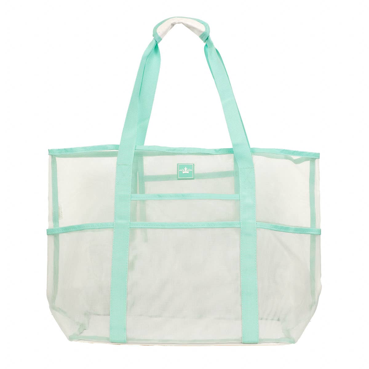 Grayton Beach Tote White/Capri 16.5x15x8.5