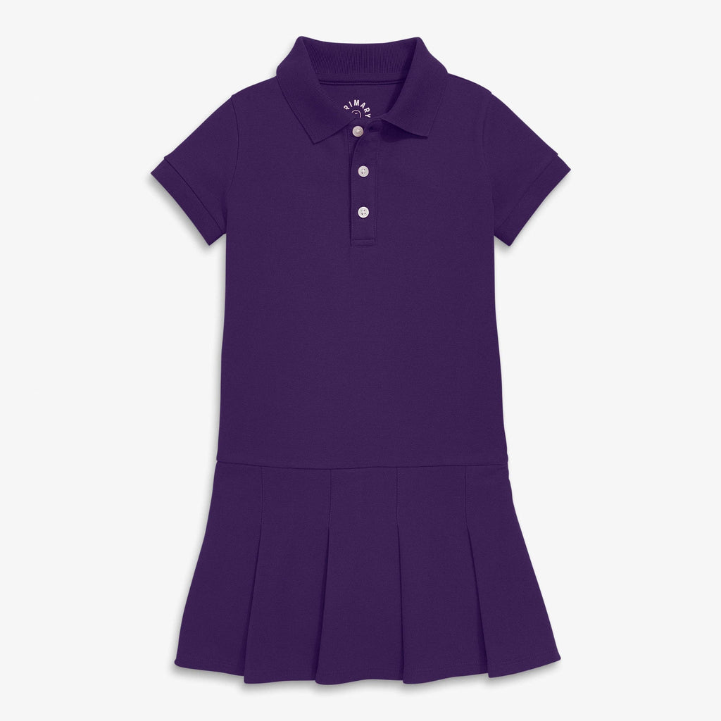 Short Sleeve Pique Polo Dress