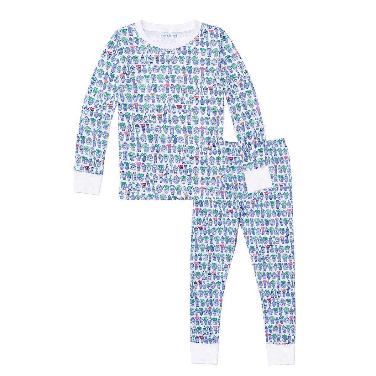 Ginger Jars Kids Two Piece Henley Pajamas
