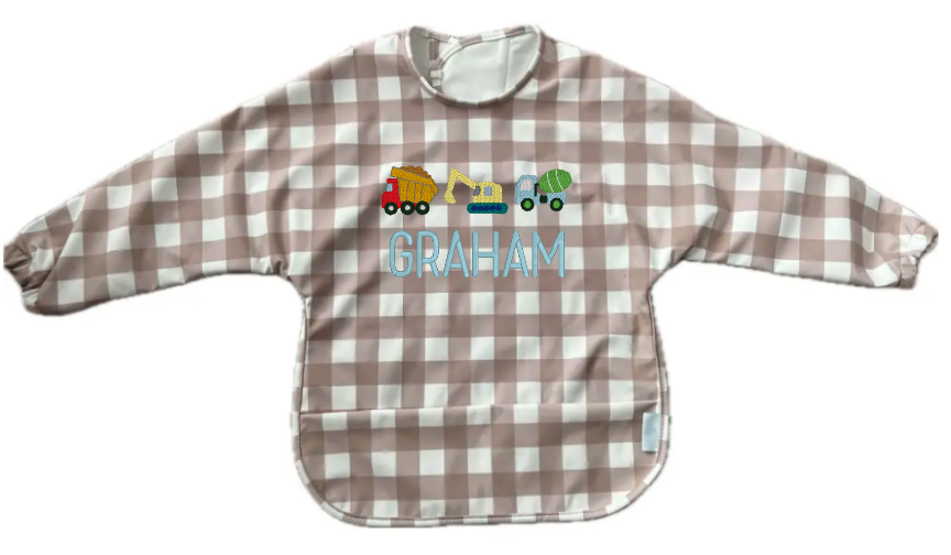 Long Sleeve Signature Catch All Bib - Light Brown