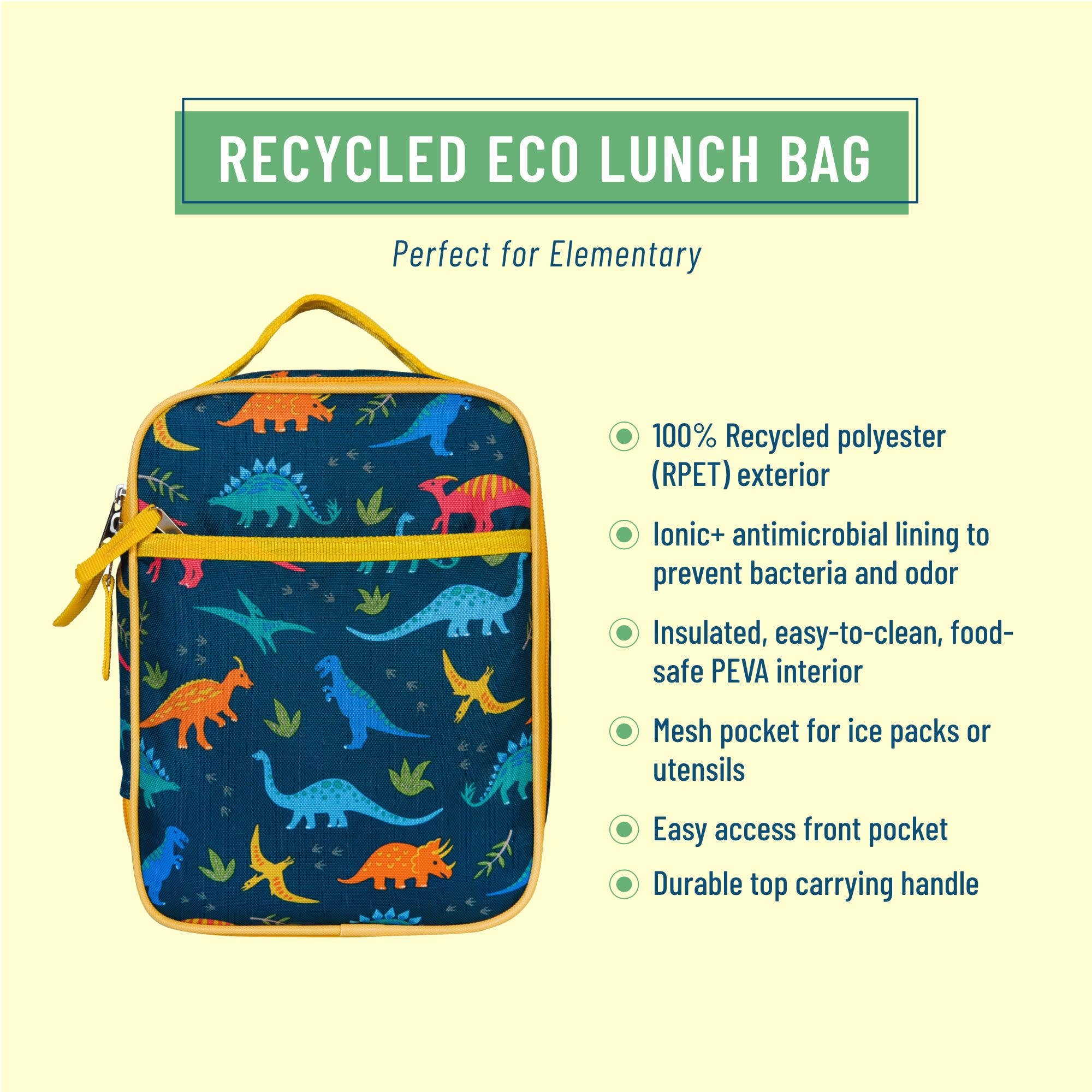 Jurassic Recycled Eco Lunch Bag