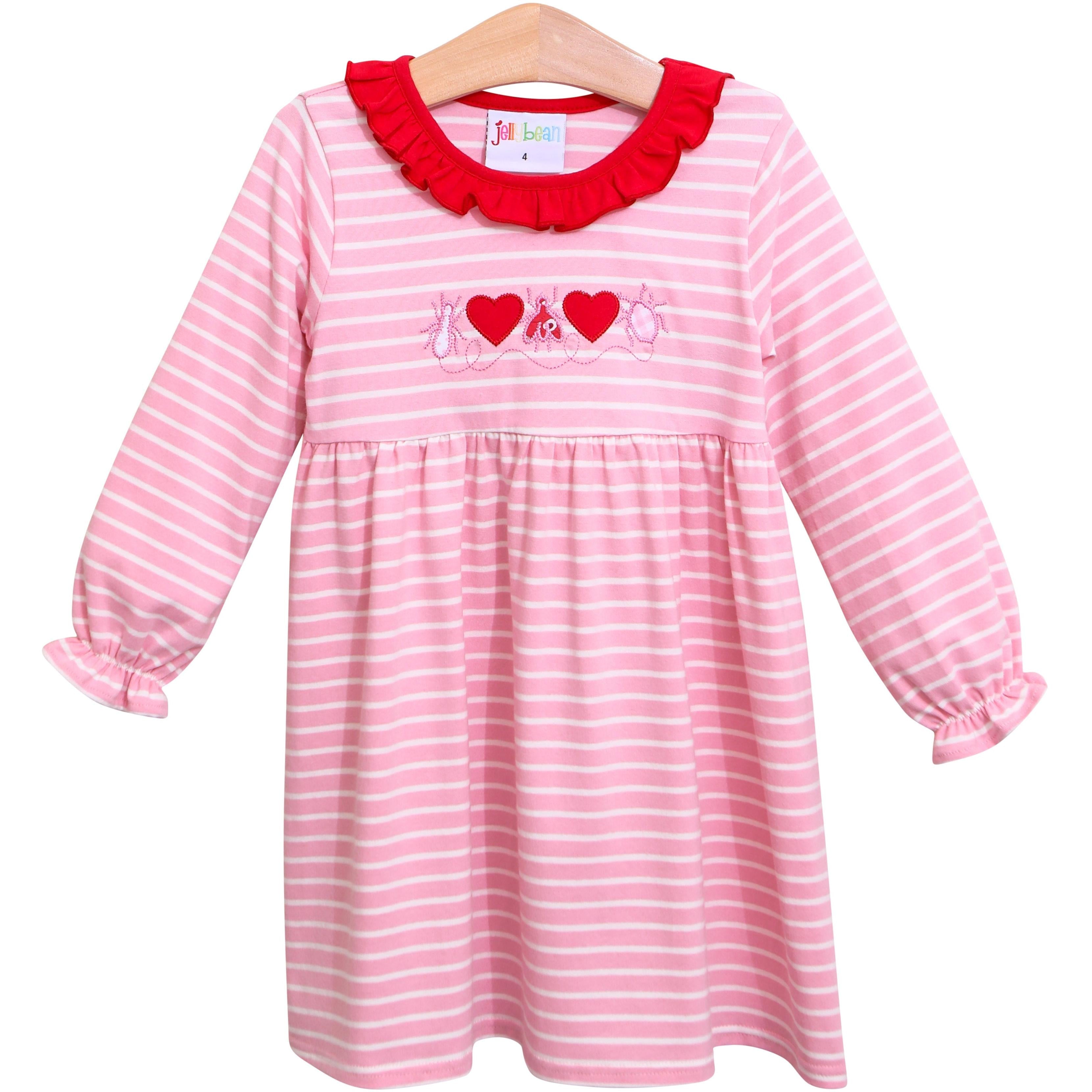 Smock Candy Girls Valentines’s Dress  🩷