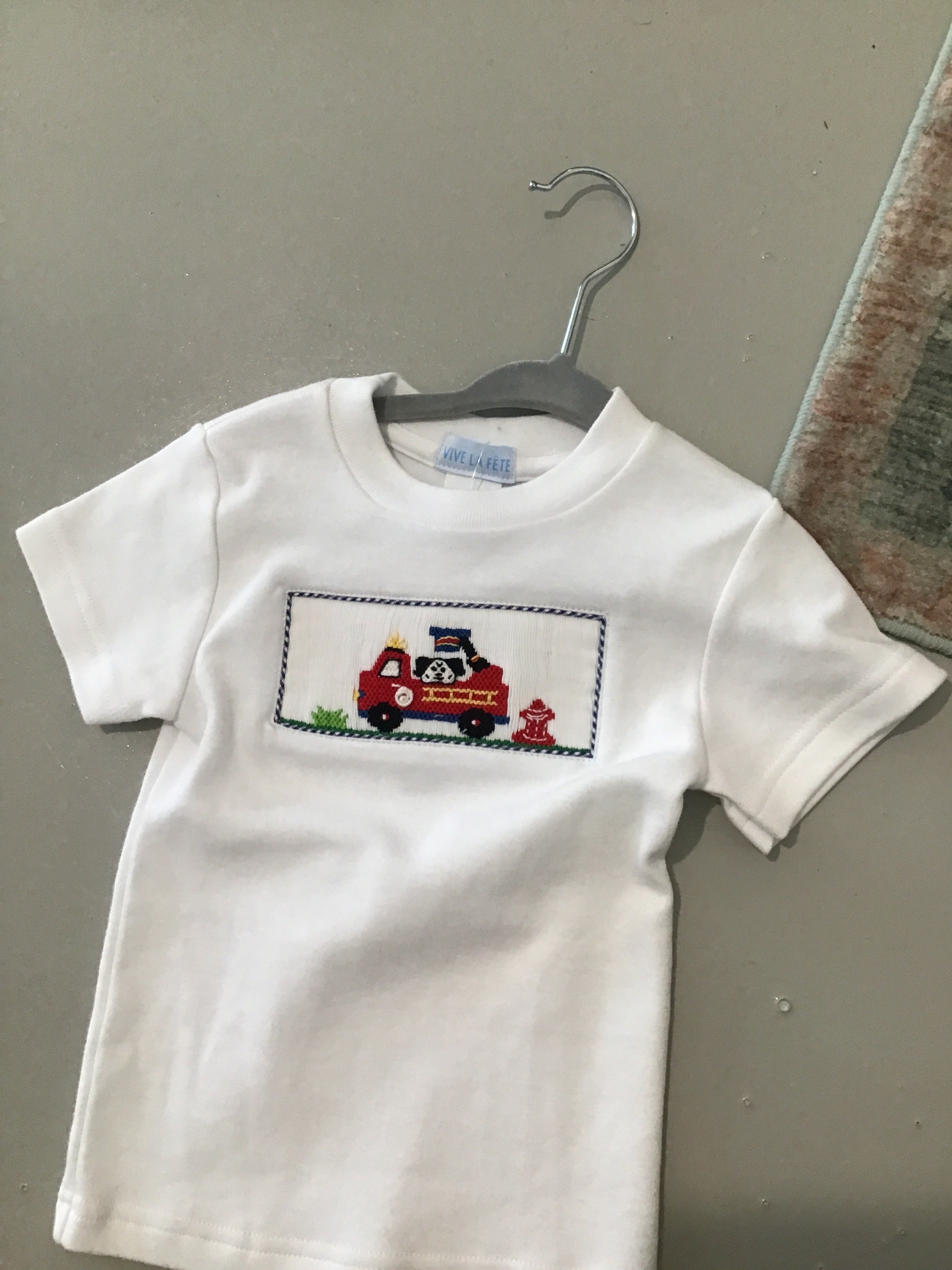 Vive la fete, fire truck