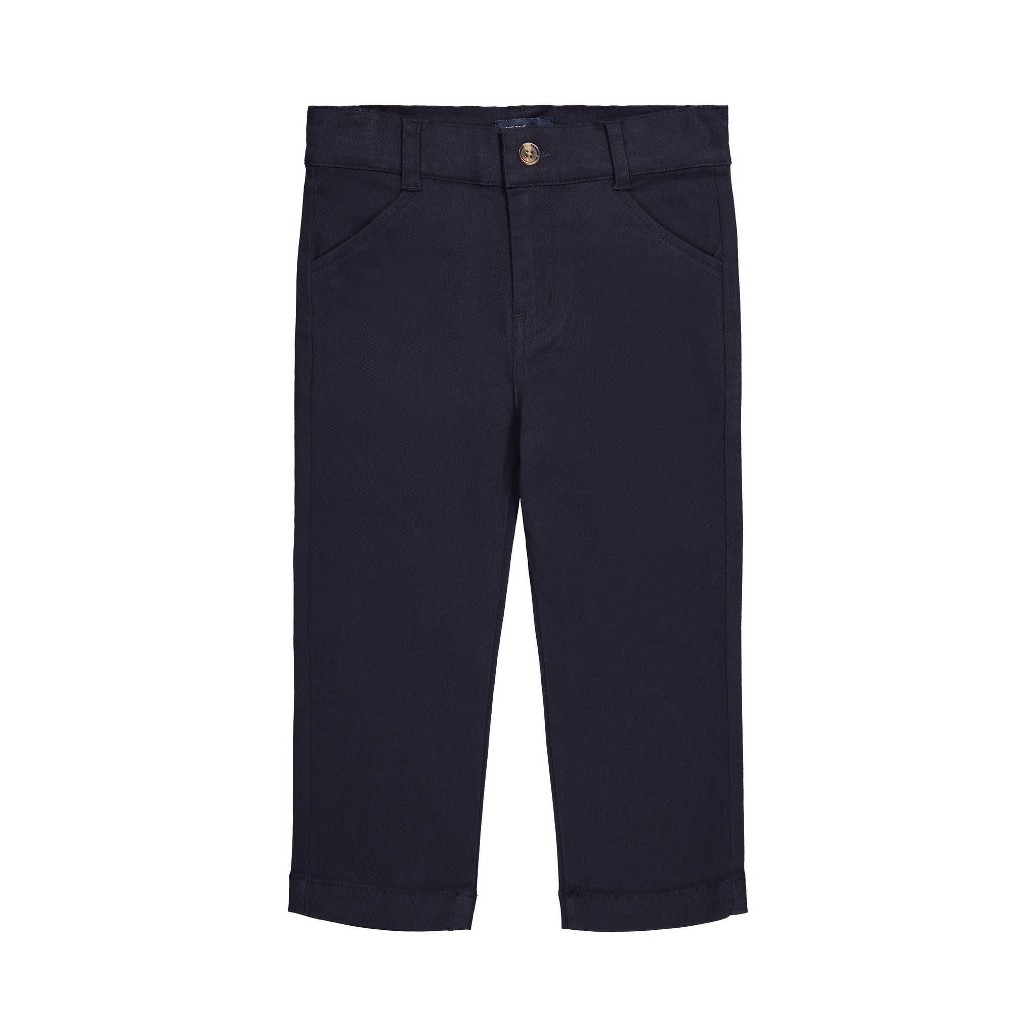 Boys Baby Navy Twill Pants