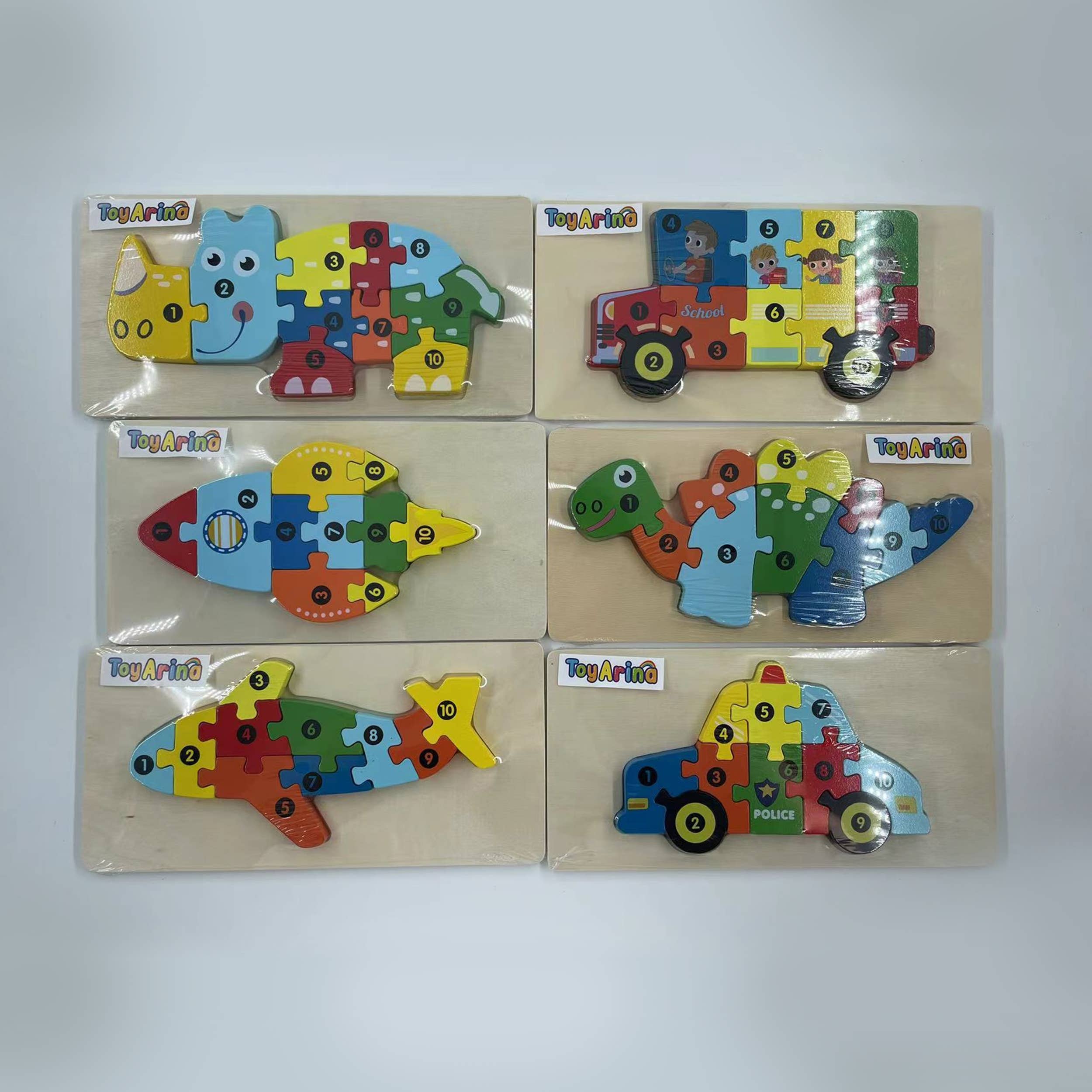 Montessori Easter Educational Wooden Puzzle Toy