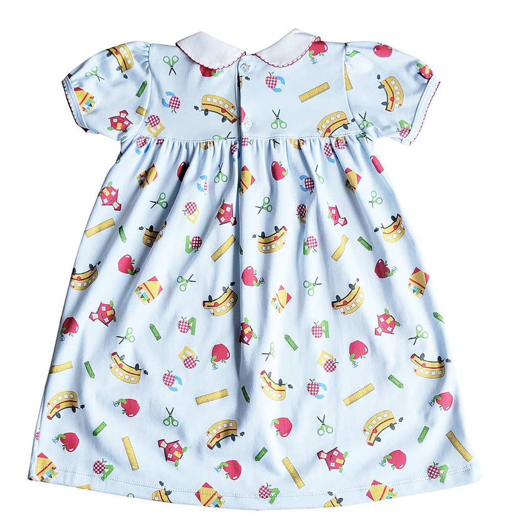 Back To school Float Girl dress Pima Cotton