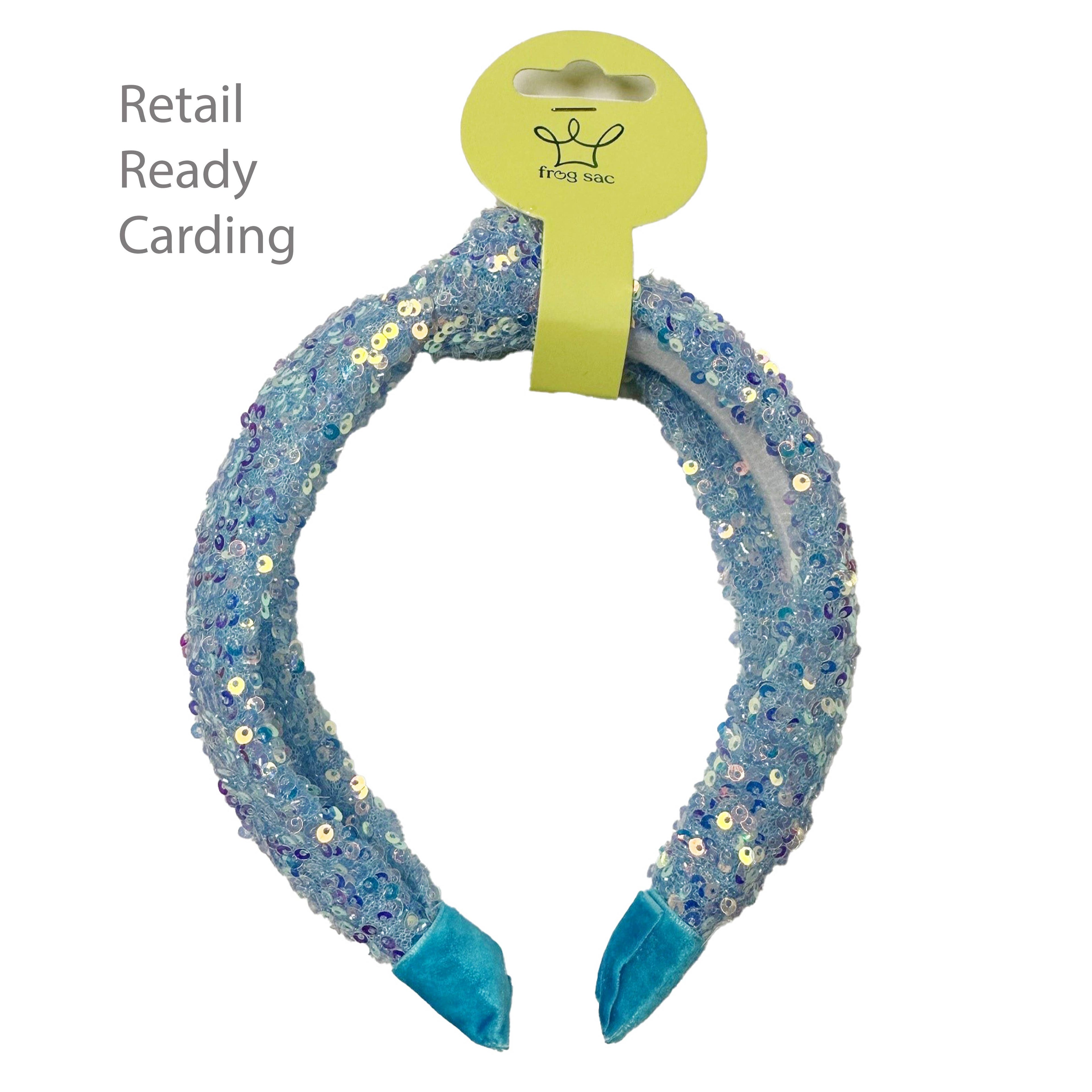 Sequin Knot Headband - Valentine's, Christmas, St. Patrick's