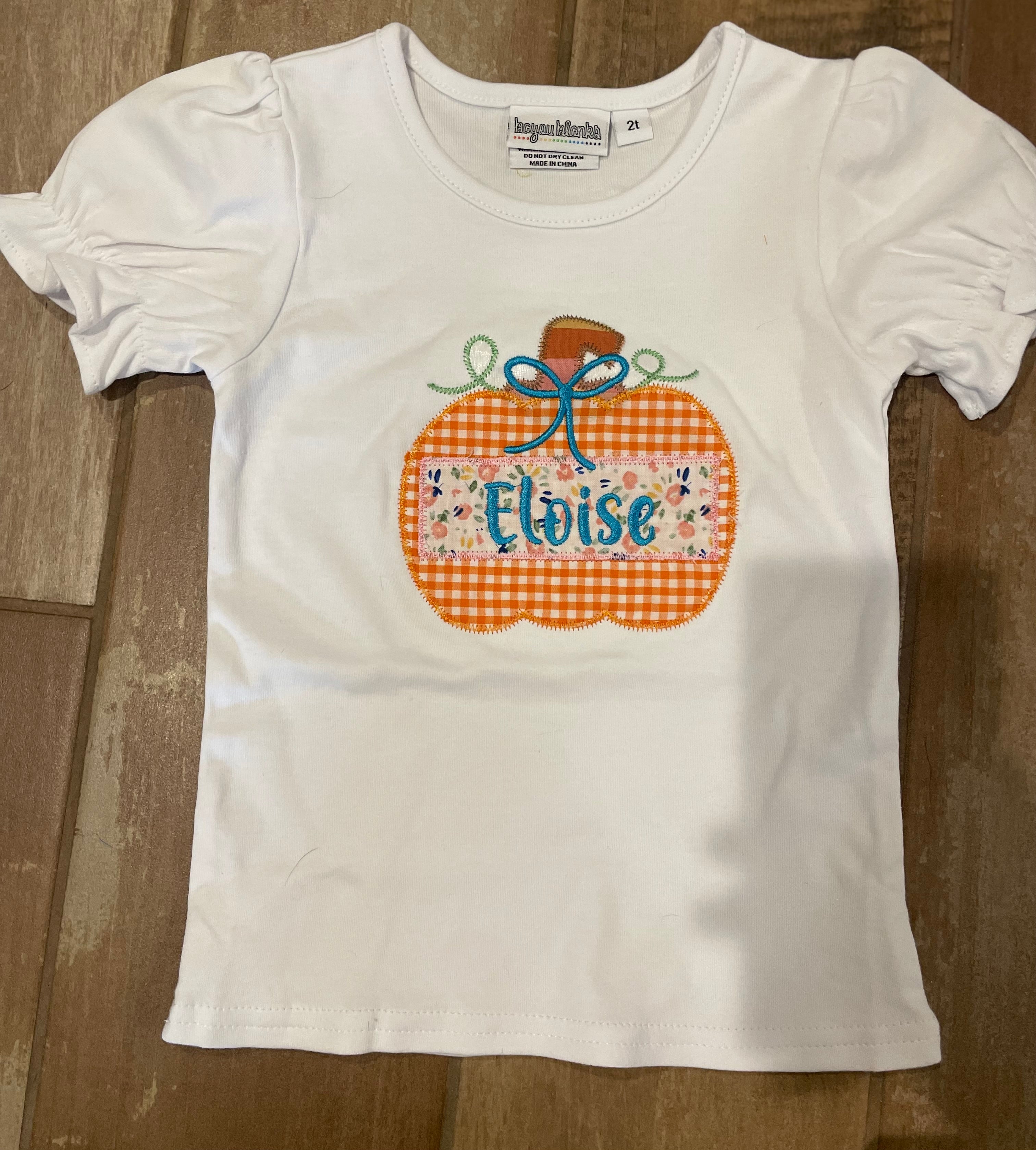 Pumpkin Appliqué