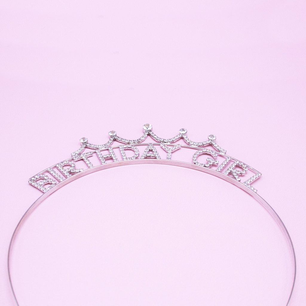 Happy Birthday Headband - Sparkle Rhinestone Crowns Tiaras
