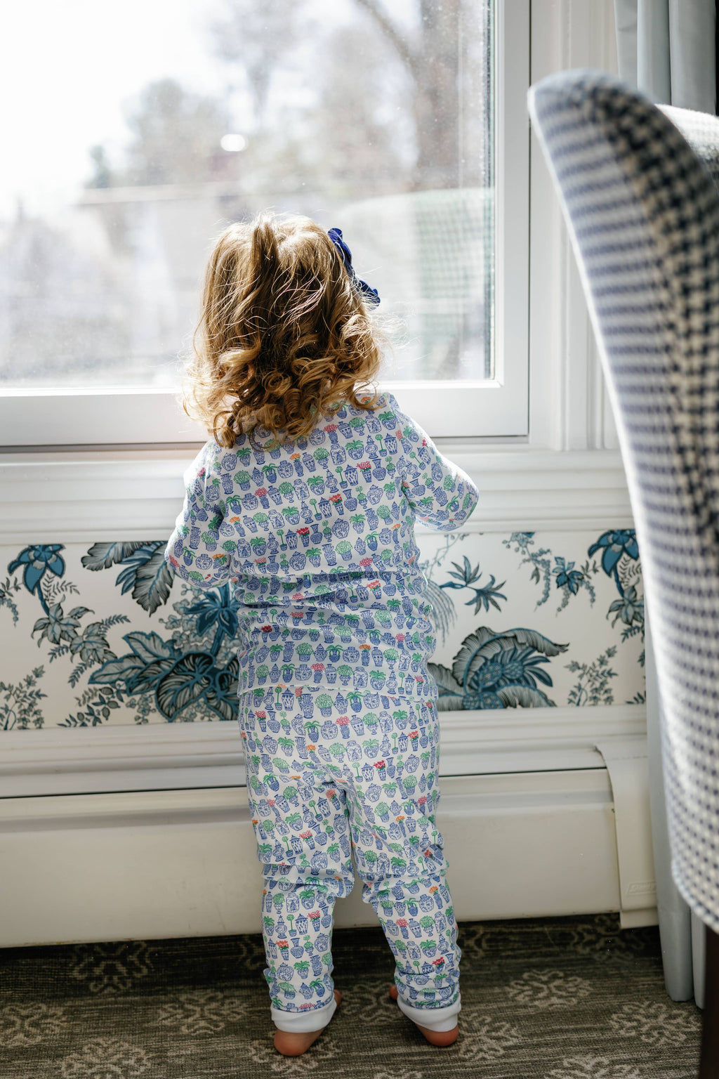 Ginger Jars Kids Two Piece Henley Pajamas