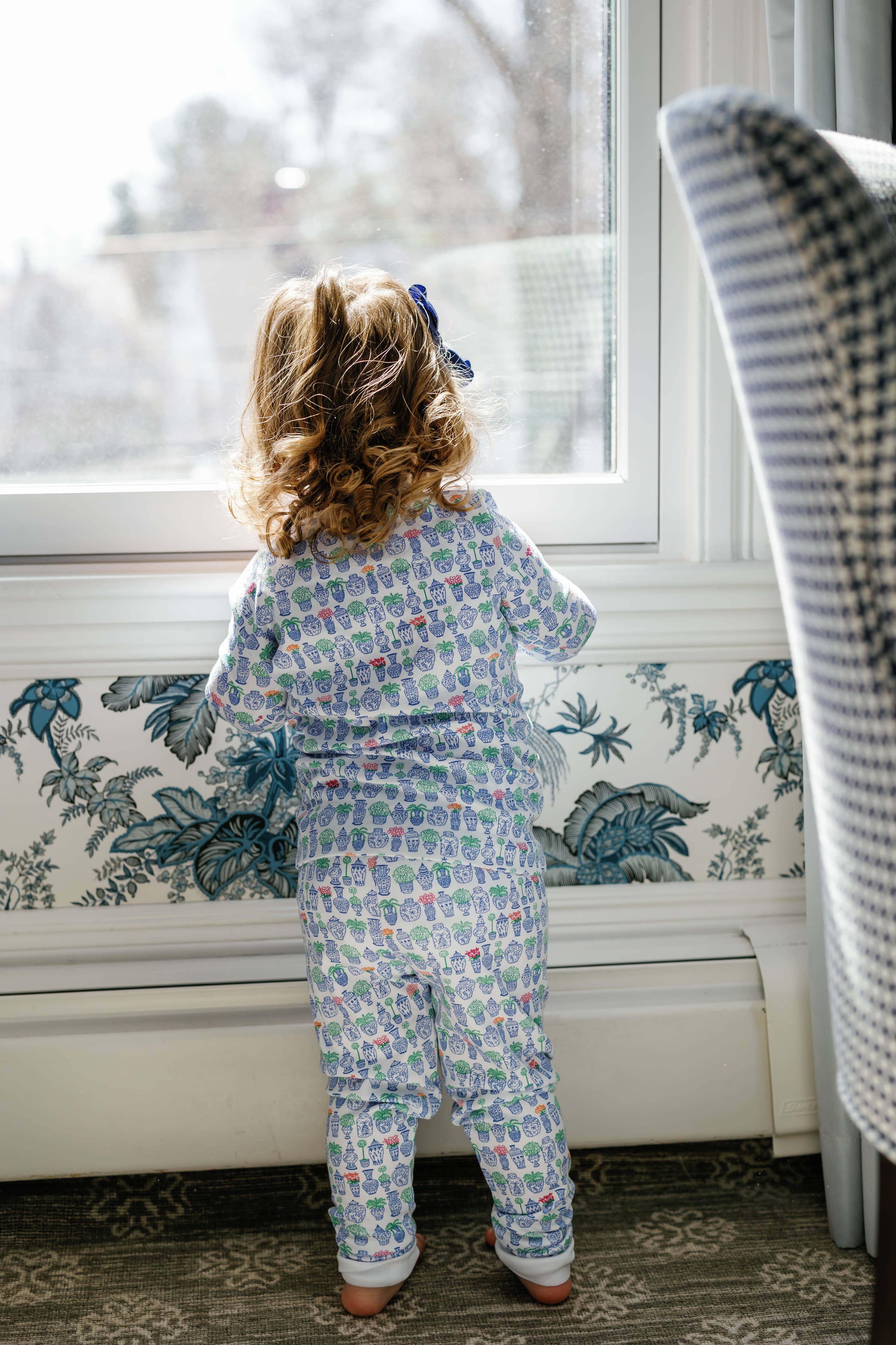 Ginger Jars Kids Two Piece Henley Pajamas