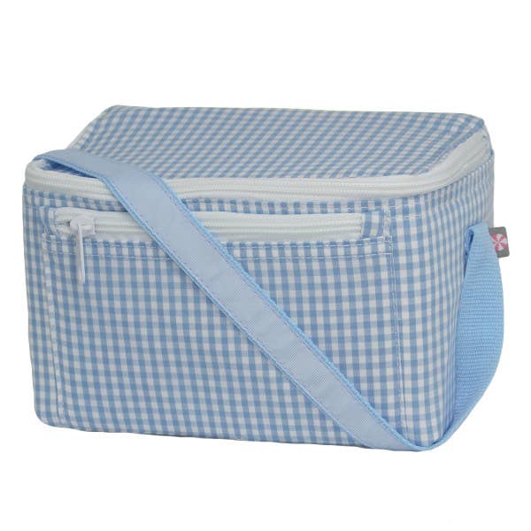 Baby Blue Gingham Lunch Box | Mint