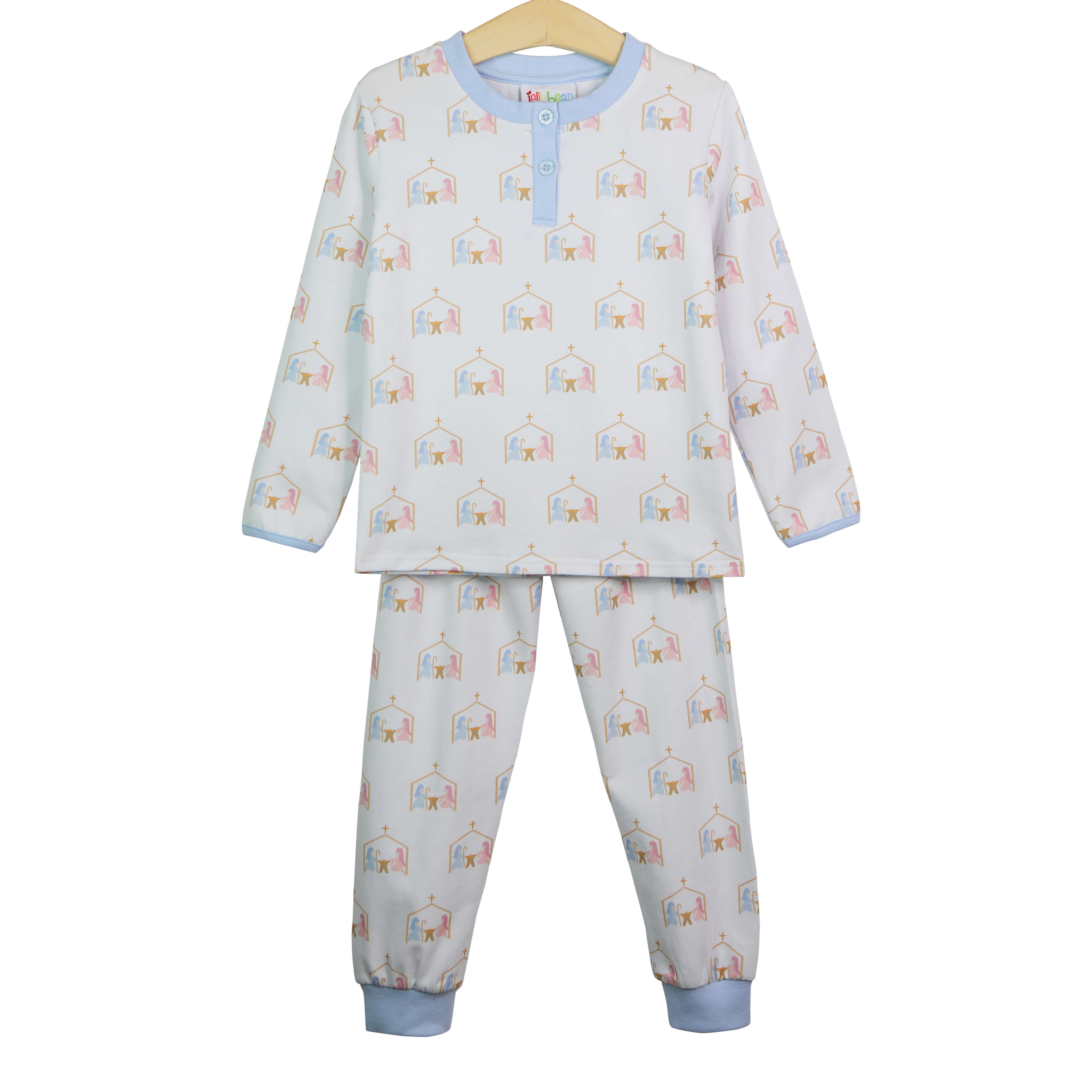 Boy and Girl Nativity Pajamas ￼
