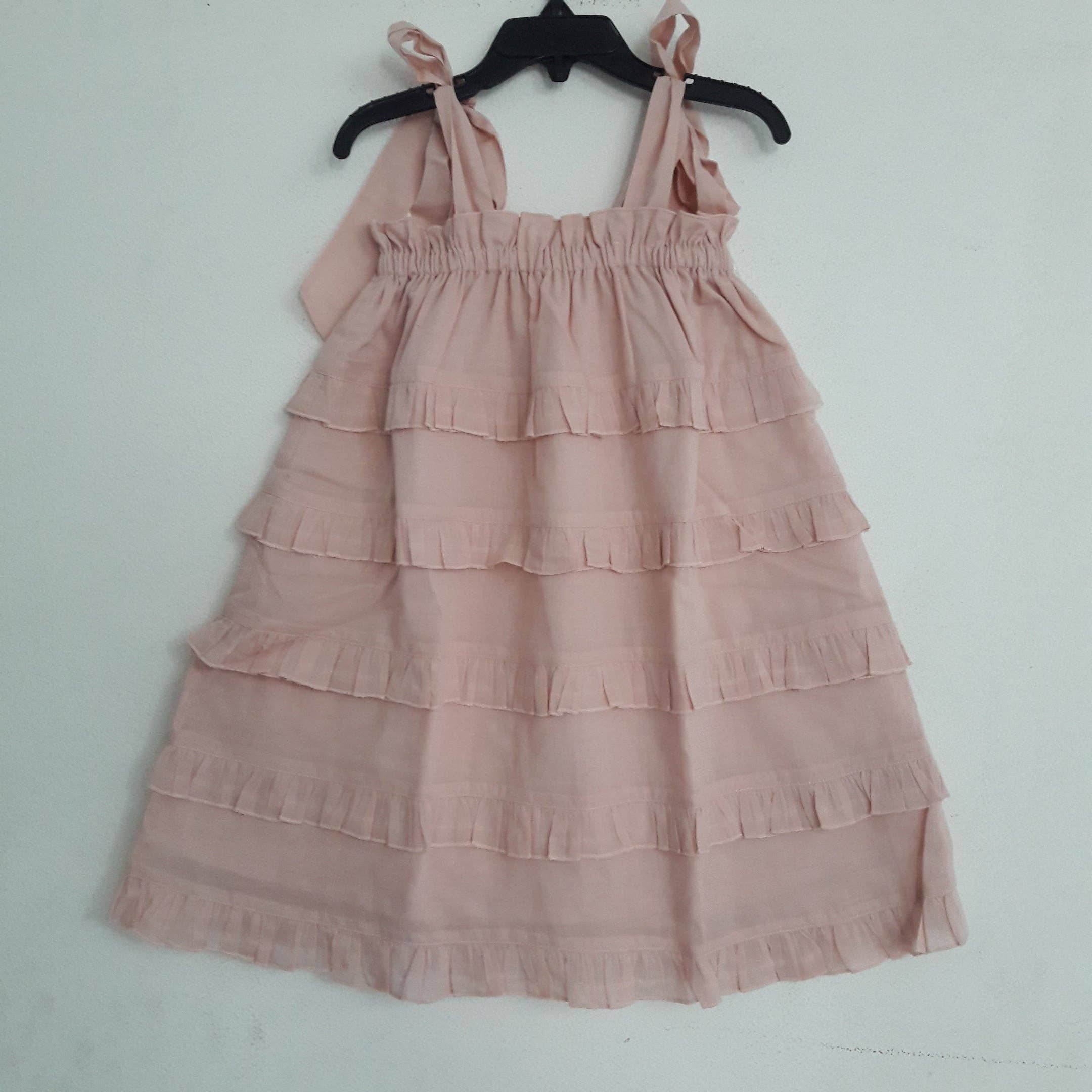 Blush Tie-Up Tier Dress : Infant : Baby : Toddler : Tween : Kids