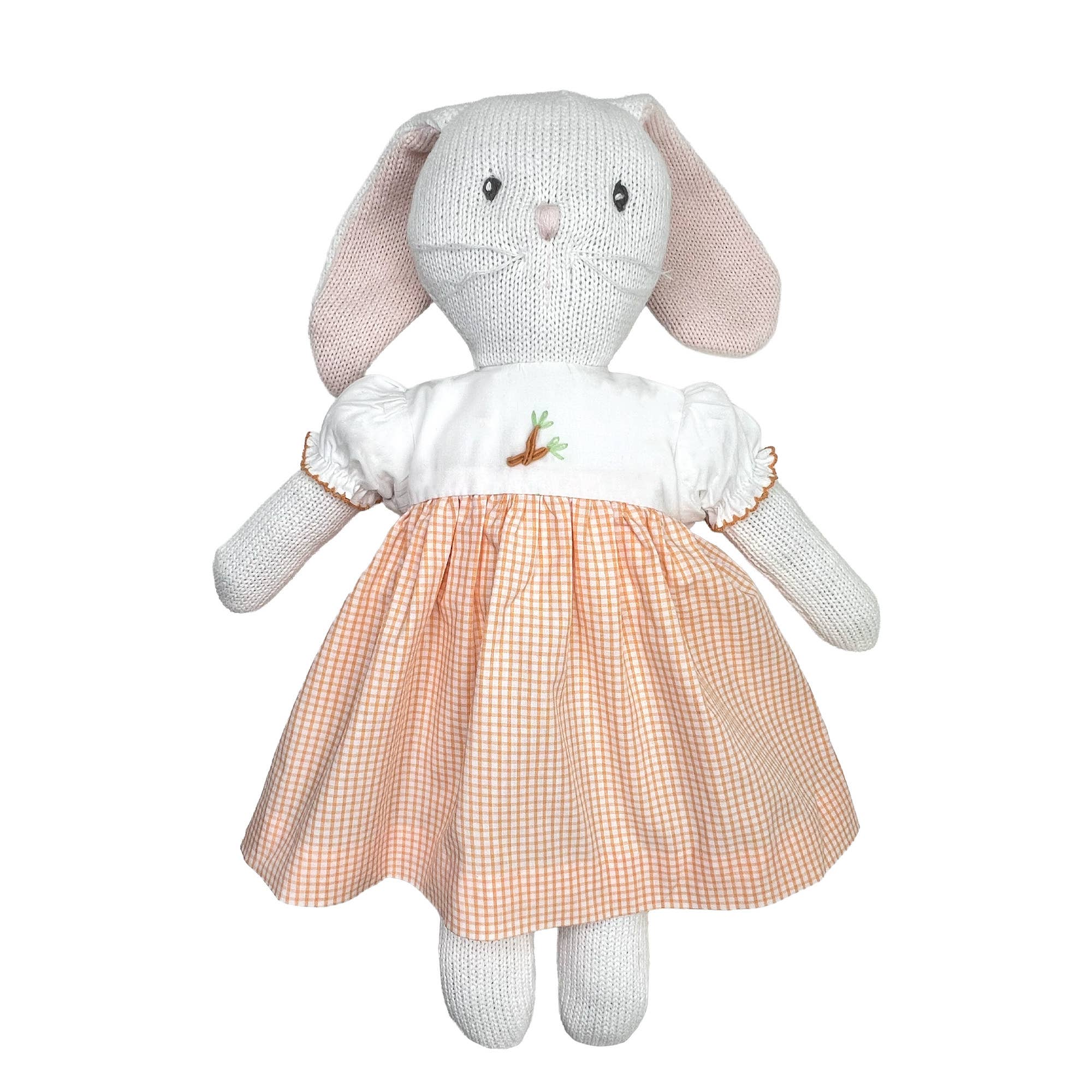 Dress with Hand Embroidered Easter Bunnies