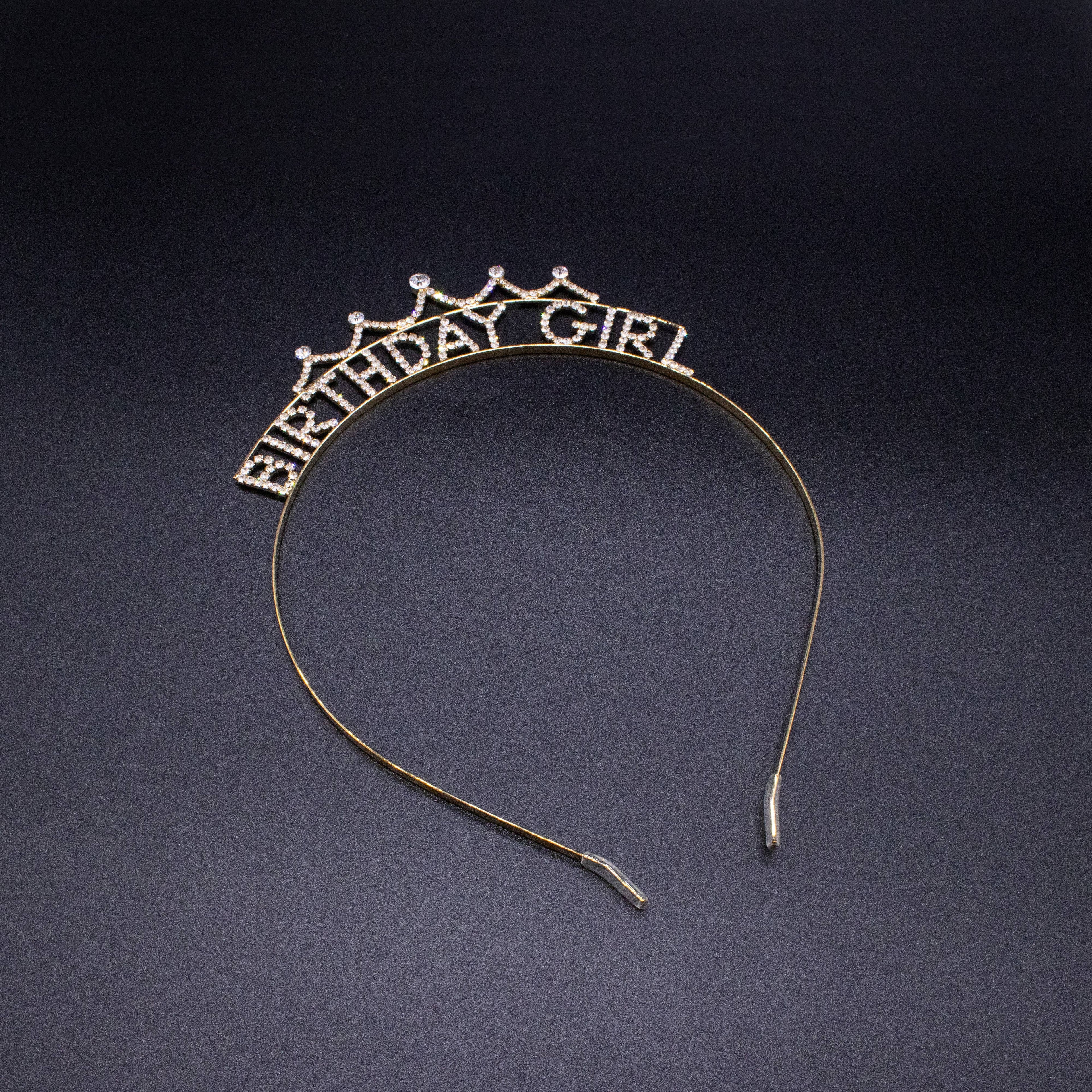 Happy Birthday Headband - Sparkle Rhinestone Crowns Tiaras
