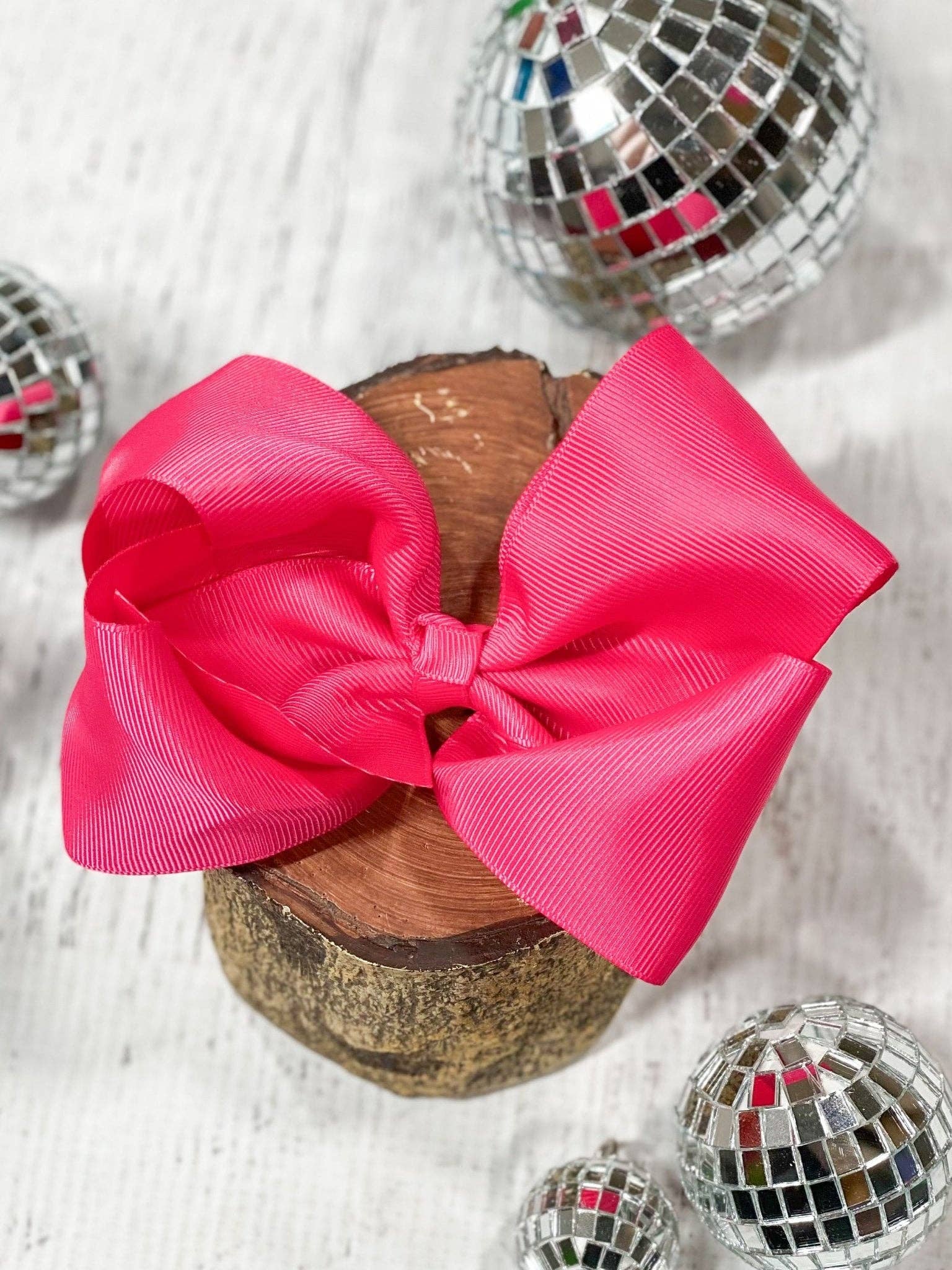 4.5" Classic Grosgrain Hair Bow | Alligator Clip, Satin Headband, or French Clip