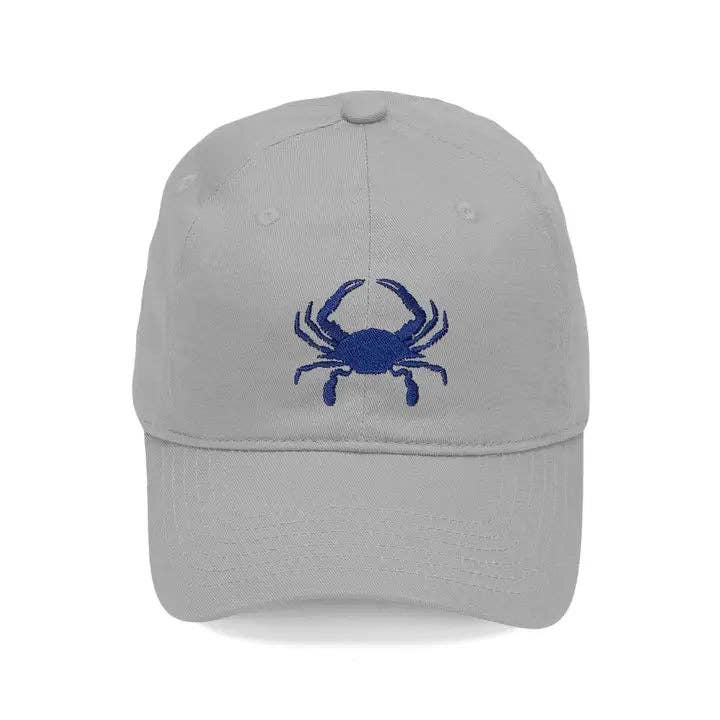 Crab Embroidered Cap #M190VL-CRAB