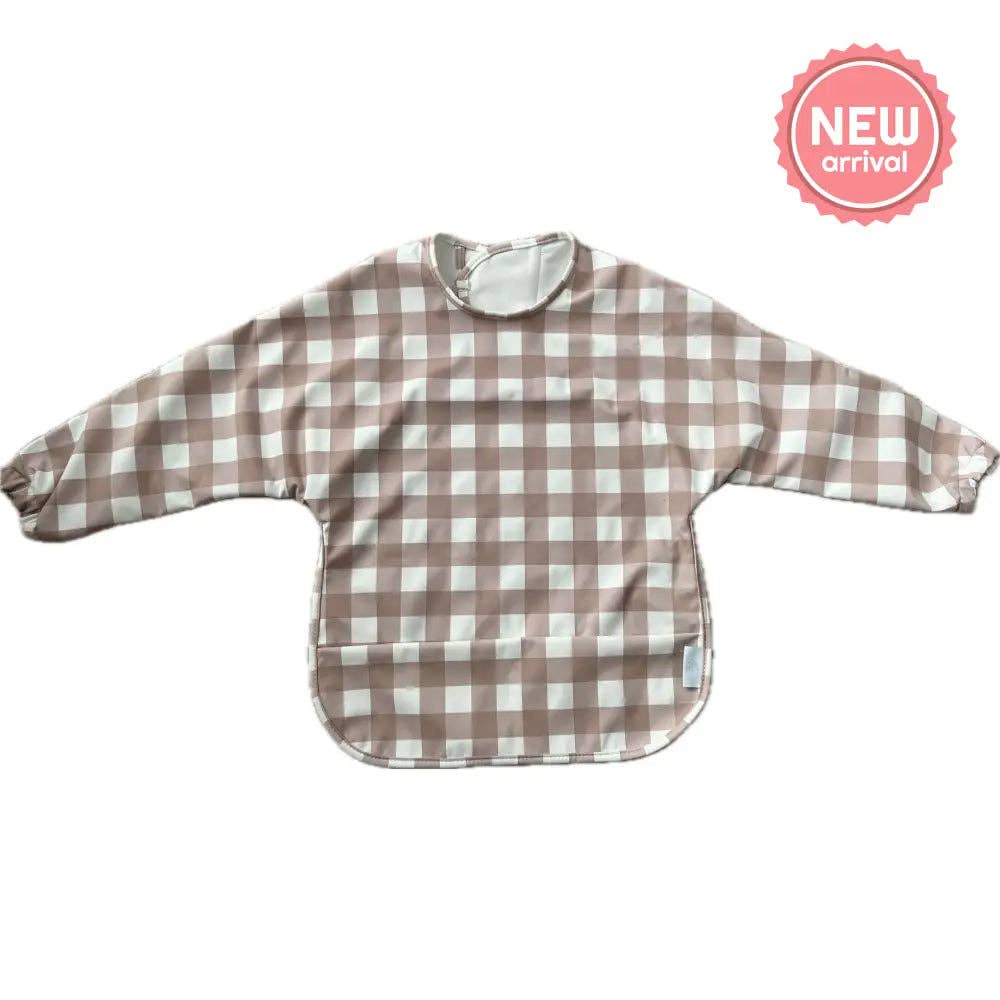 Long Sleeve Signature Catch All Bib - Light Brown