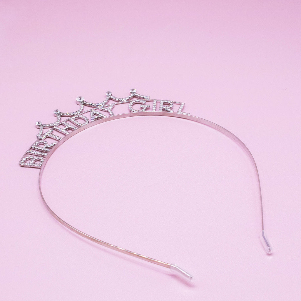 Happy Birthday Headband - Sparkle Rhinestone Crowns Tiaras