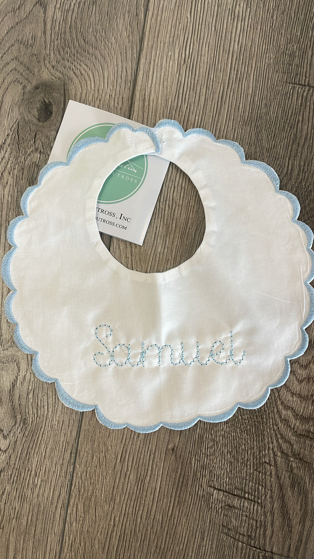 Baby Monogram Bibs