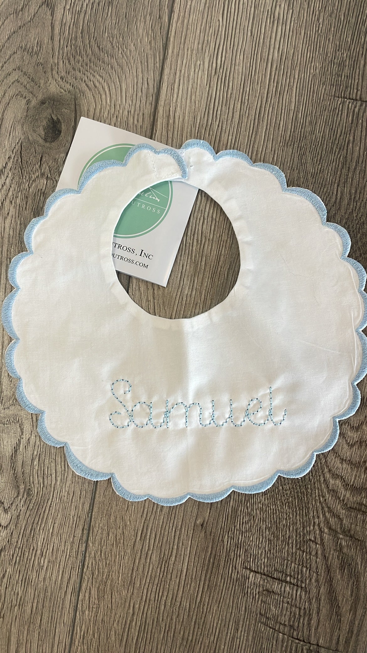 Baby Monogram Bibs