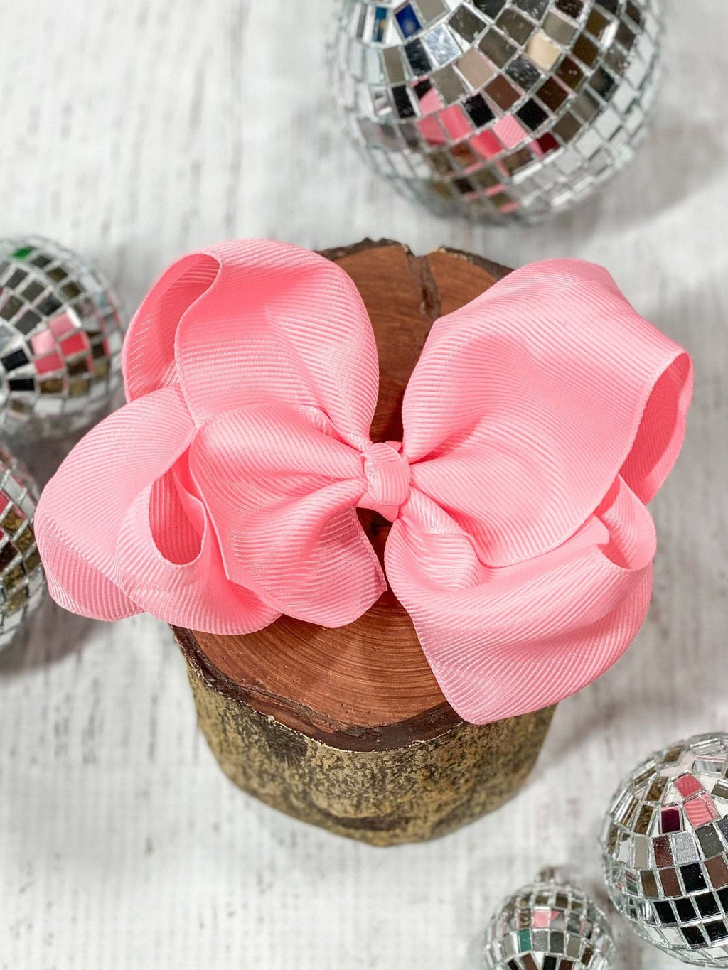 4.5" Classic Grosgrain Hair Bow | Alligator Clip, Satin Headband, or French Clip