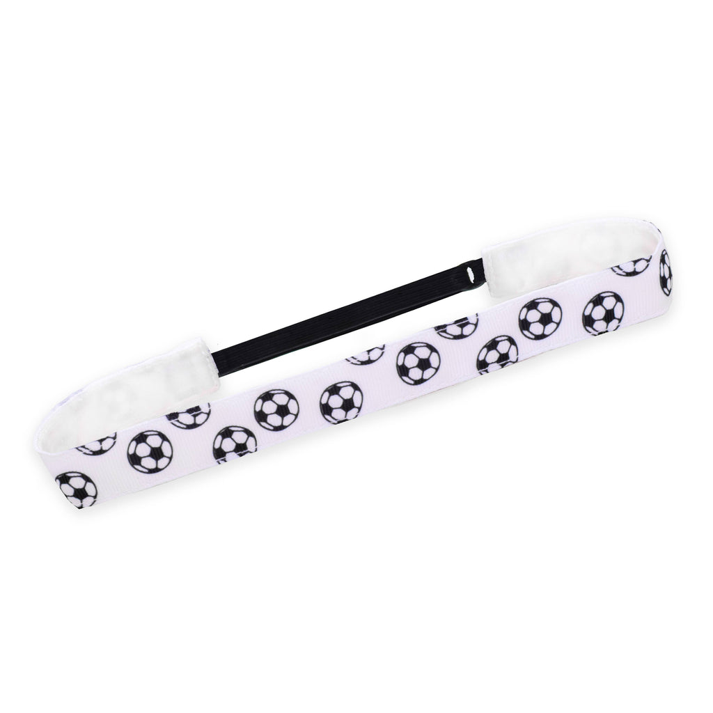 Adjustable No Slip Soccer Headbands: Blue / 1 Pack