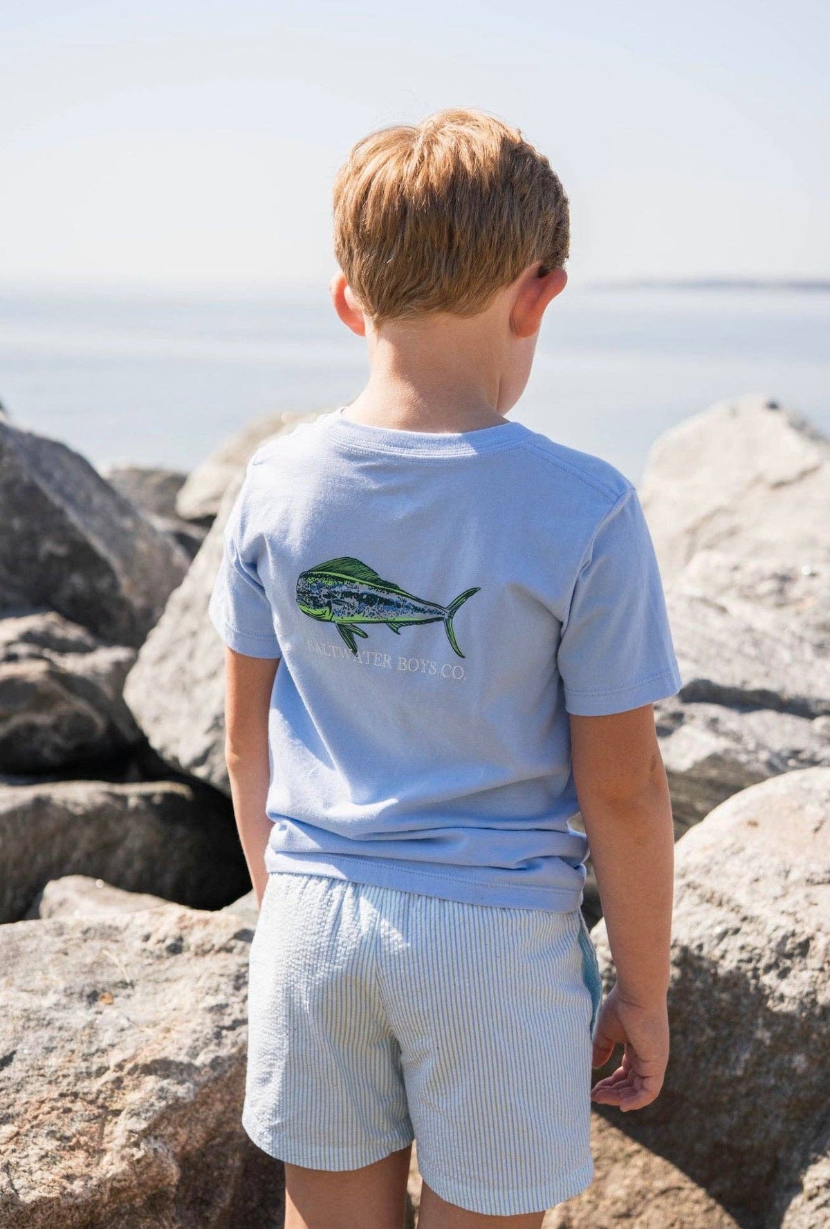Mahi Mahi Graphic T-Shirt Blue