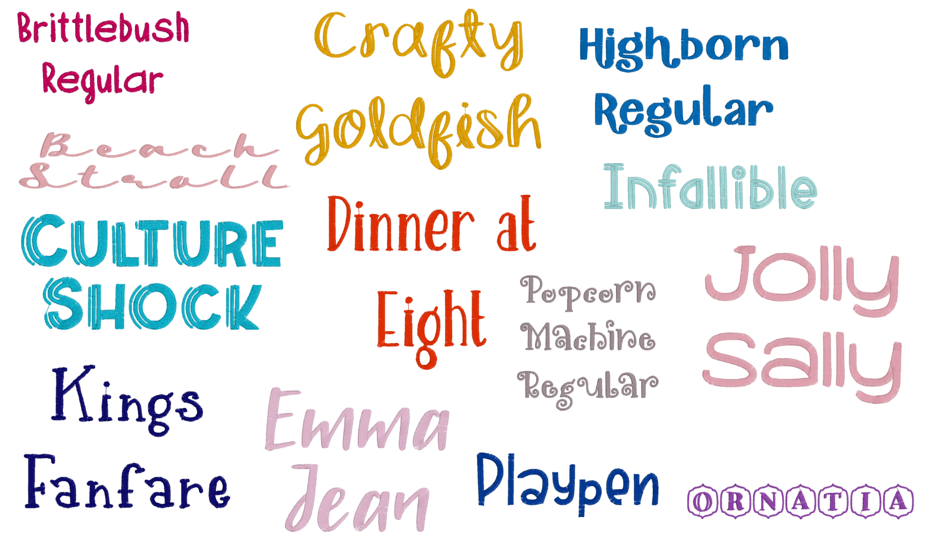 Large Monogram Fee