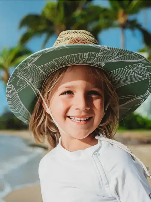 Little Straw Lifeguard Hat (Banana Leaves)