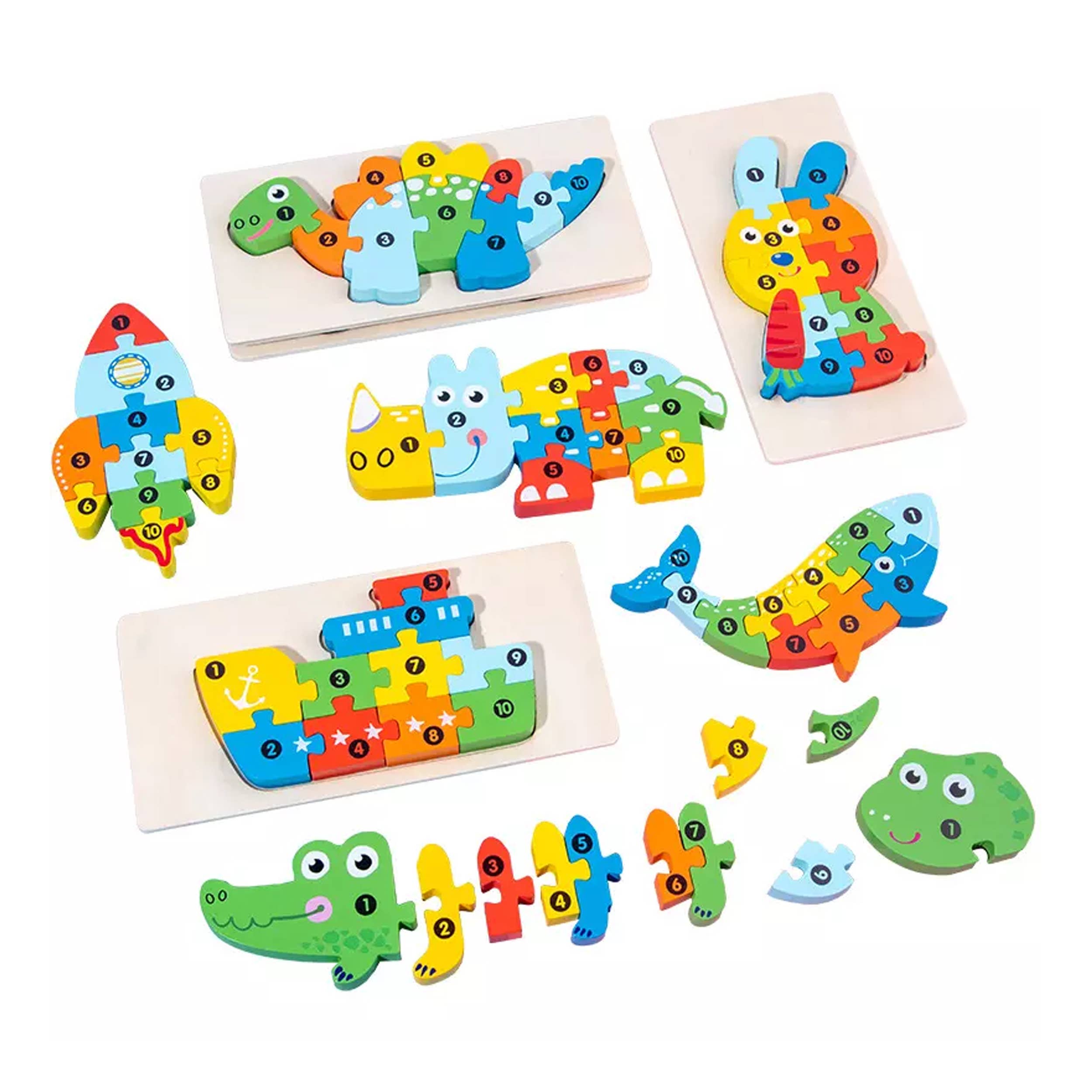 Montessori Easter Educational Wooden Puzzle Toy