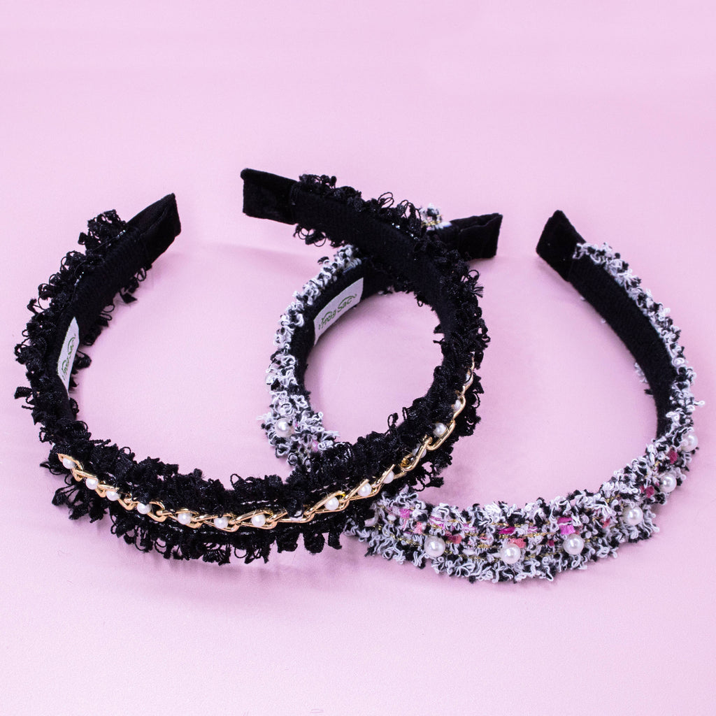 Confetti Pearl Headbands - 2 Pack