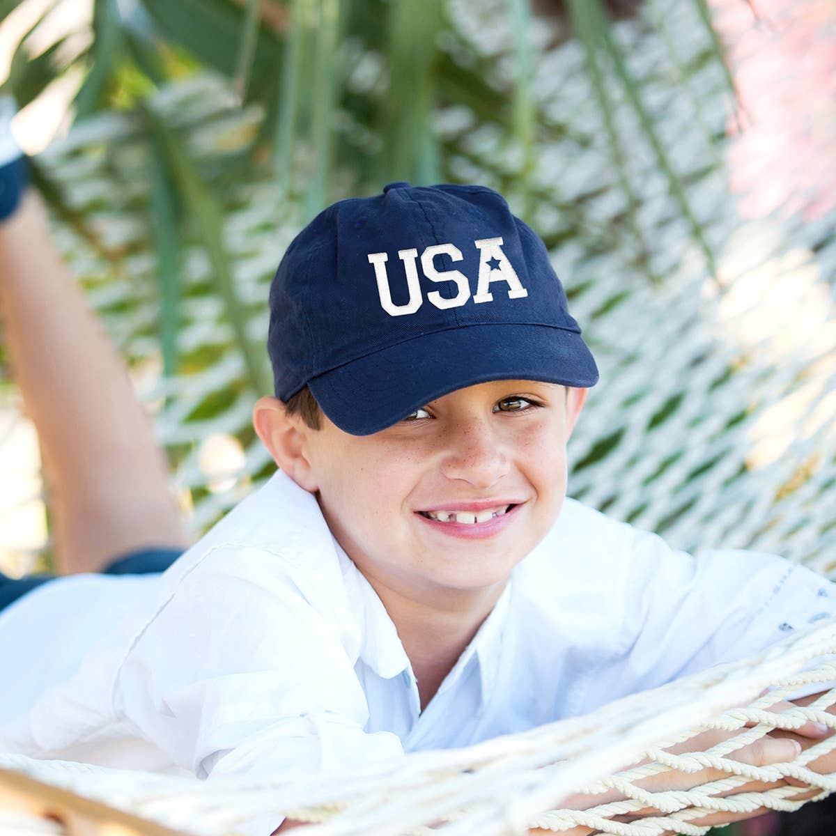 USA Navy Kid's Cap #M185VL-NAVY-USA