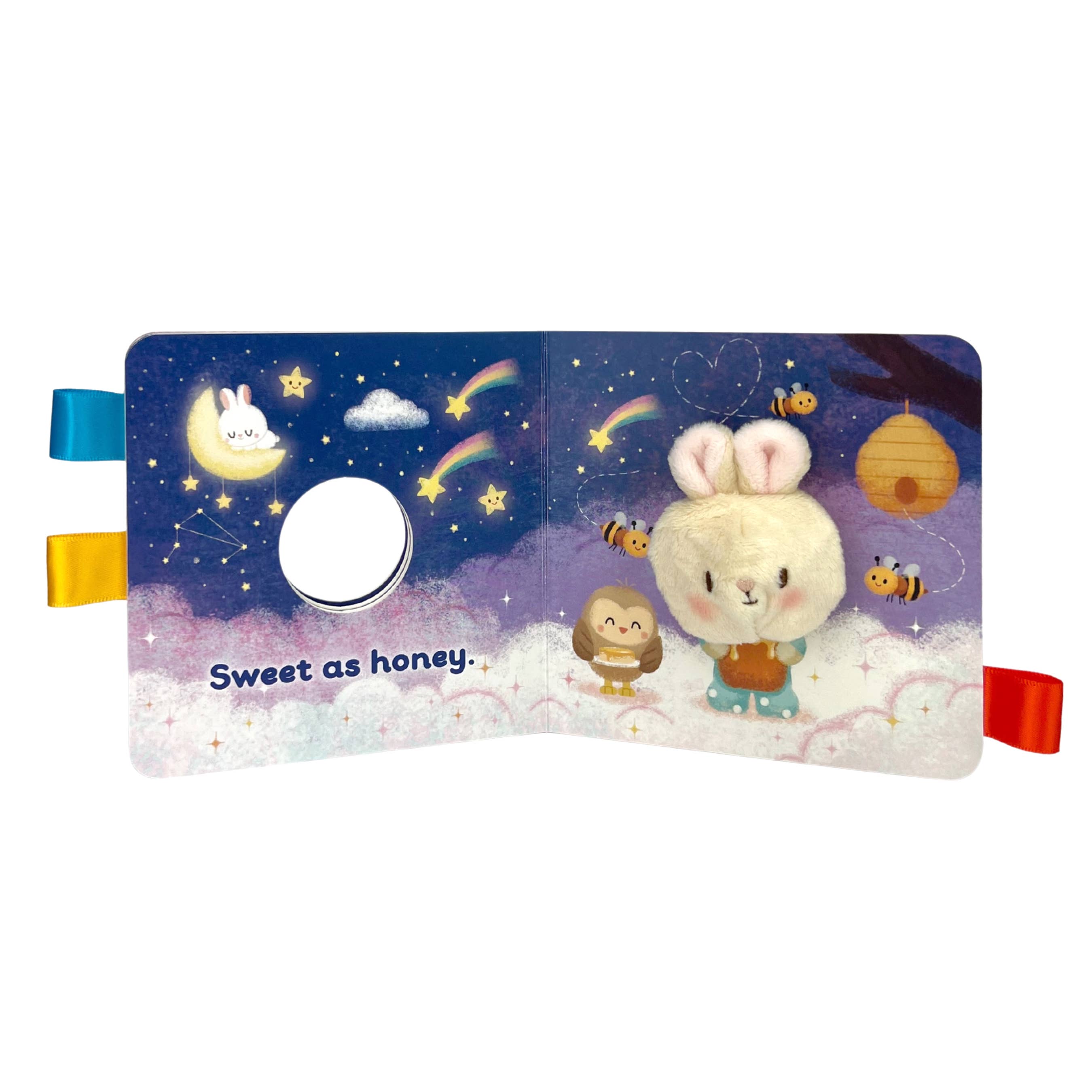 Snuggle Bunny Crinkle Finger Puppet Book for Babies