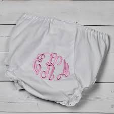 Diaper Cover Eyelet Panty, Double Seated (Pk of 4)