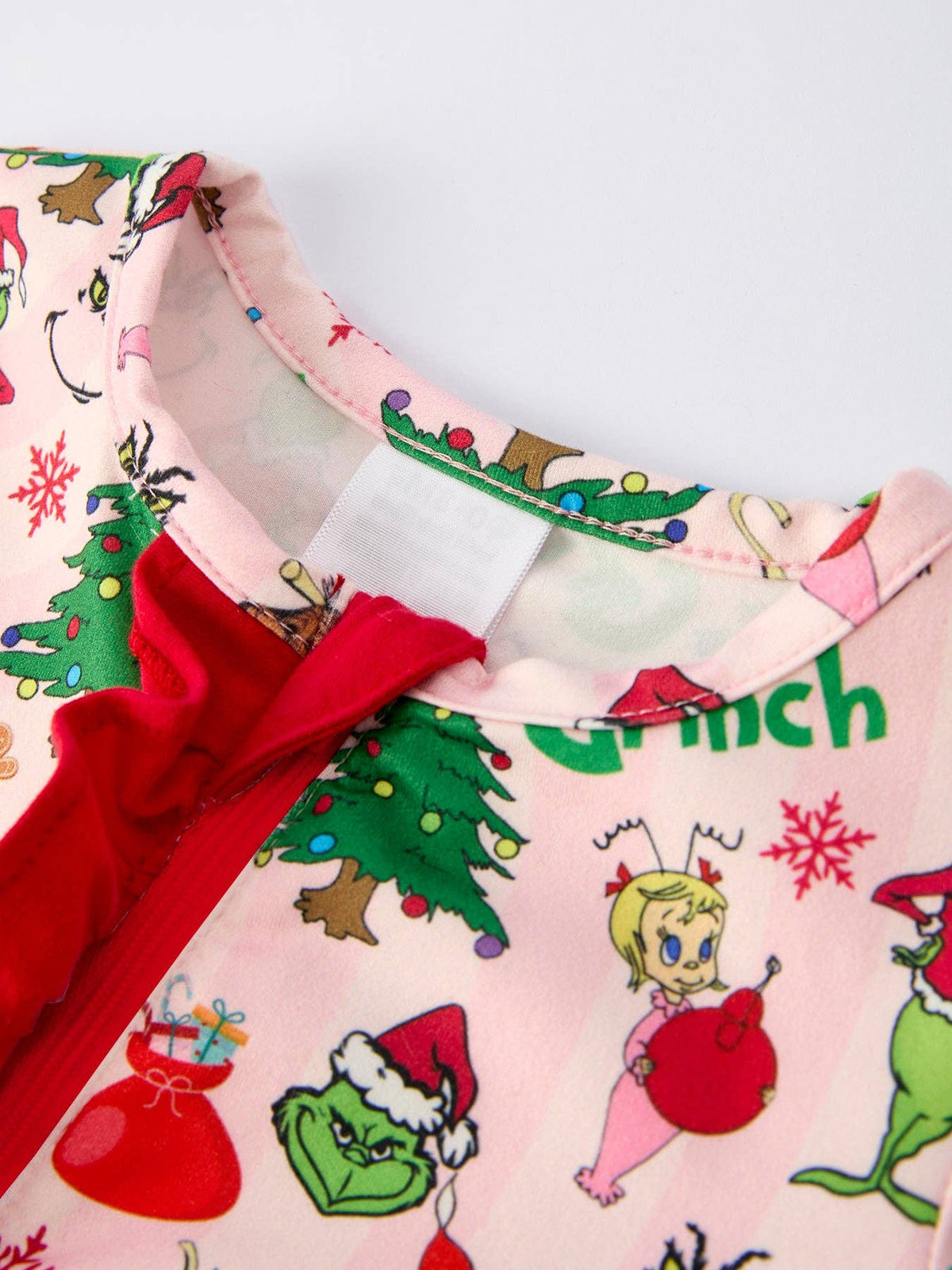 Christmas Tree Character Baby Girls Ruffle Romper