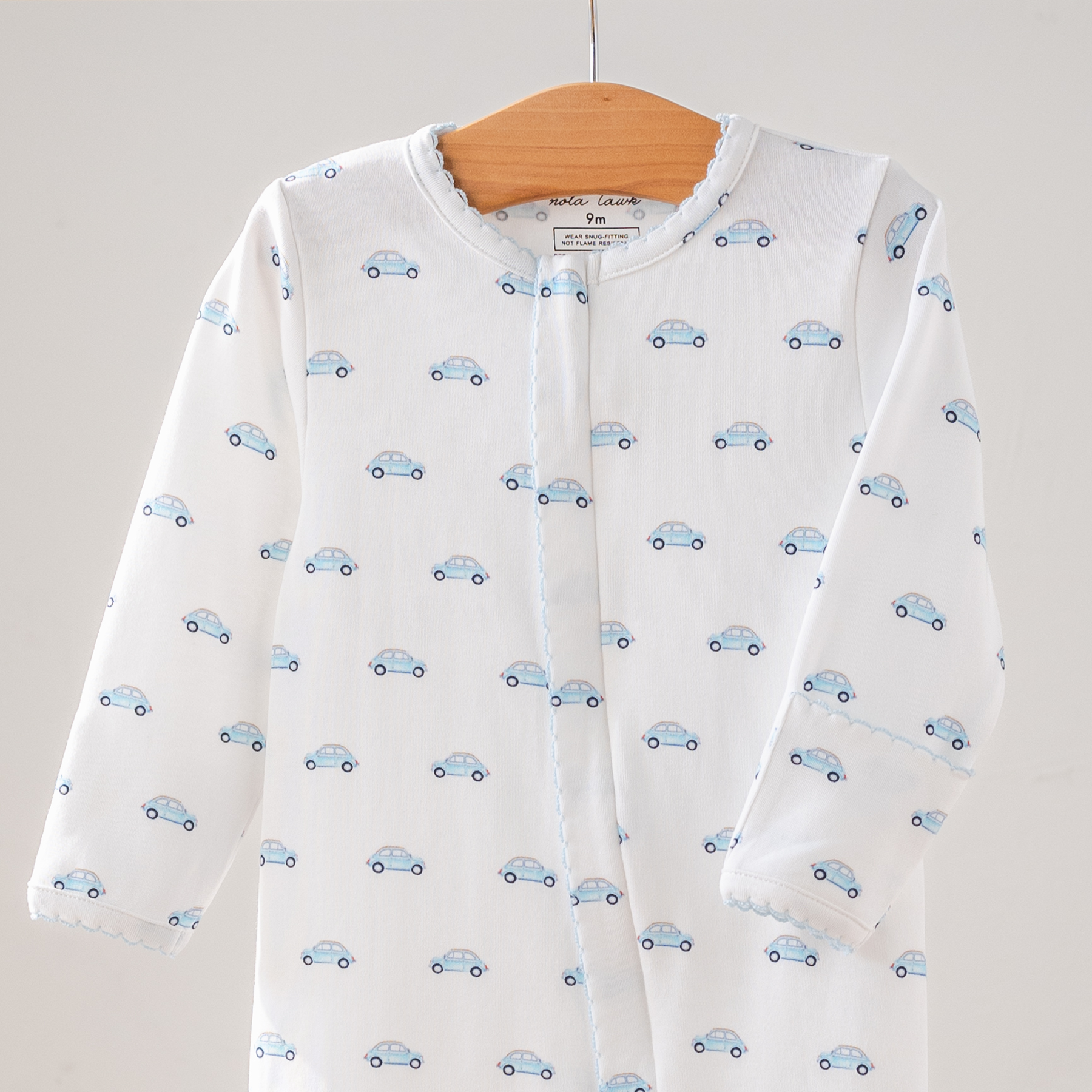 Little Blue Wheels Pajamas