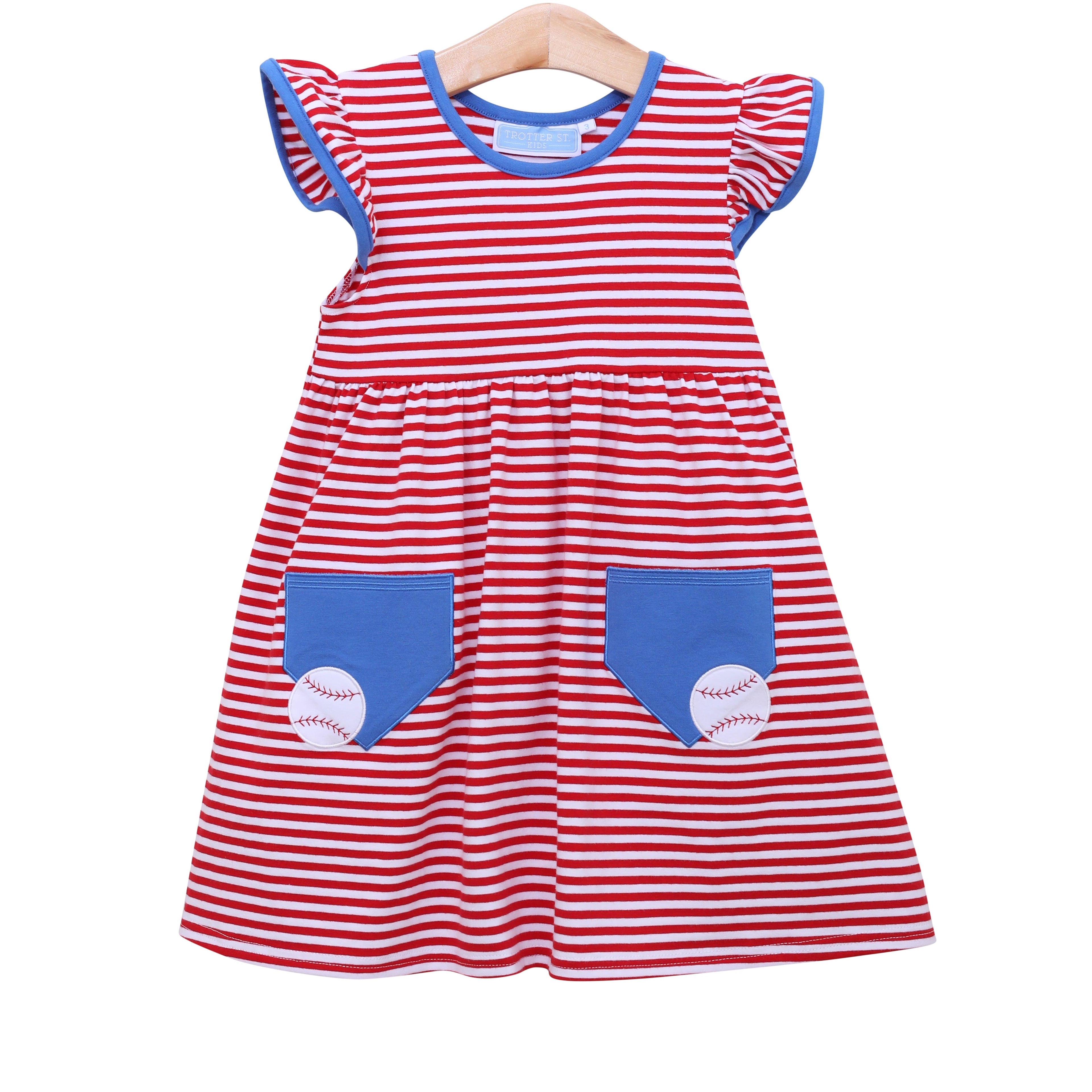 Baseball Pocket Dress by Trotter Street