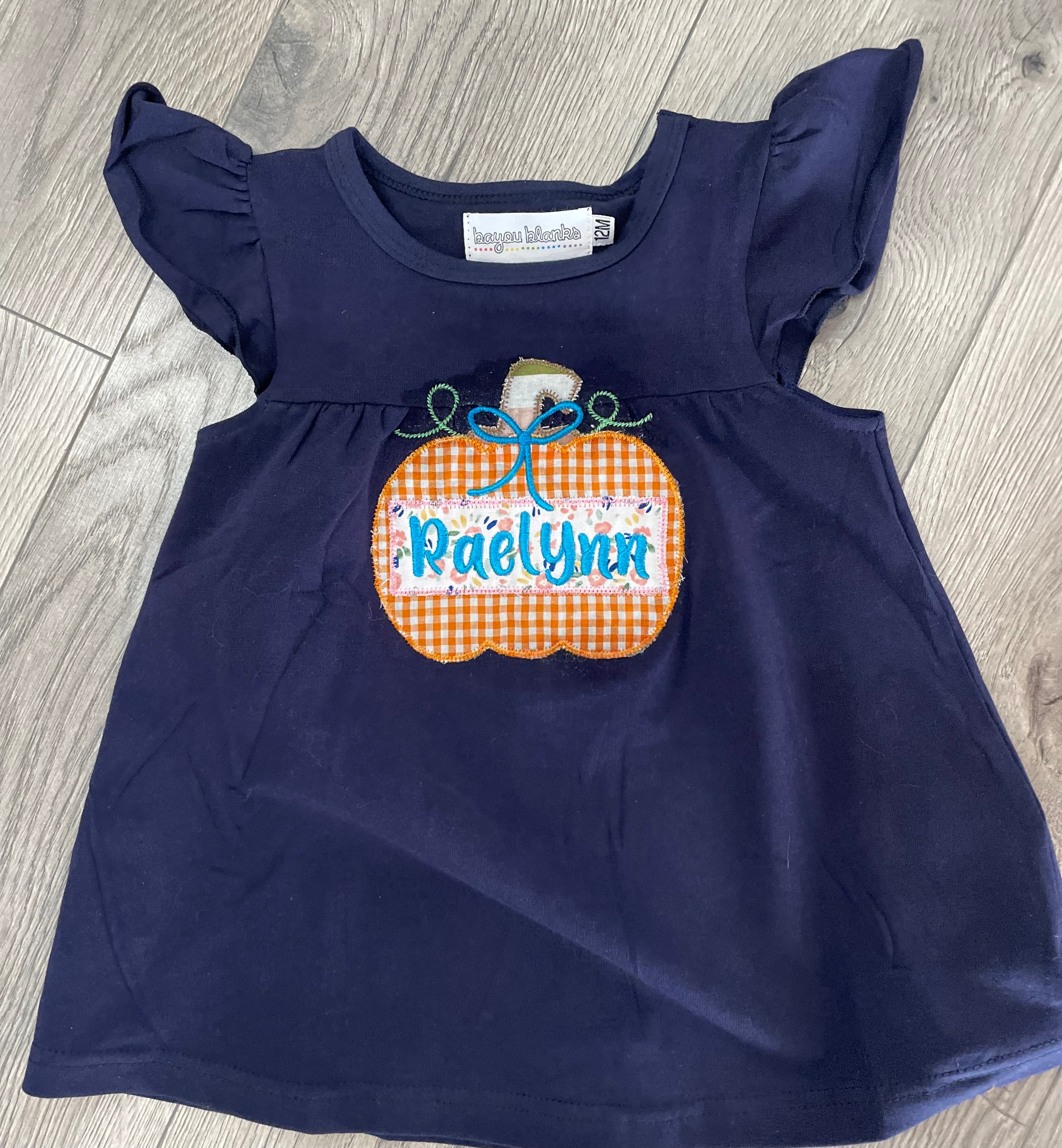 Pumpkin Appliqué