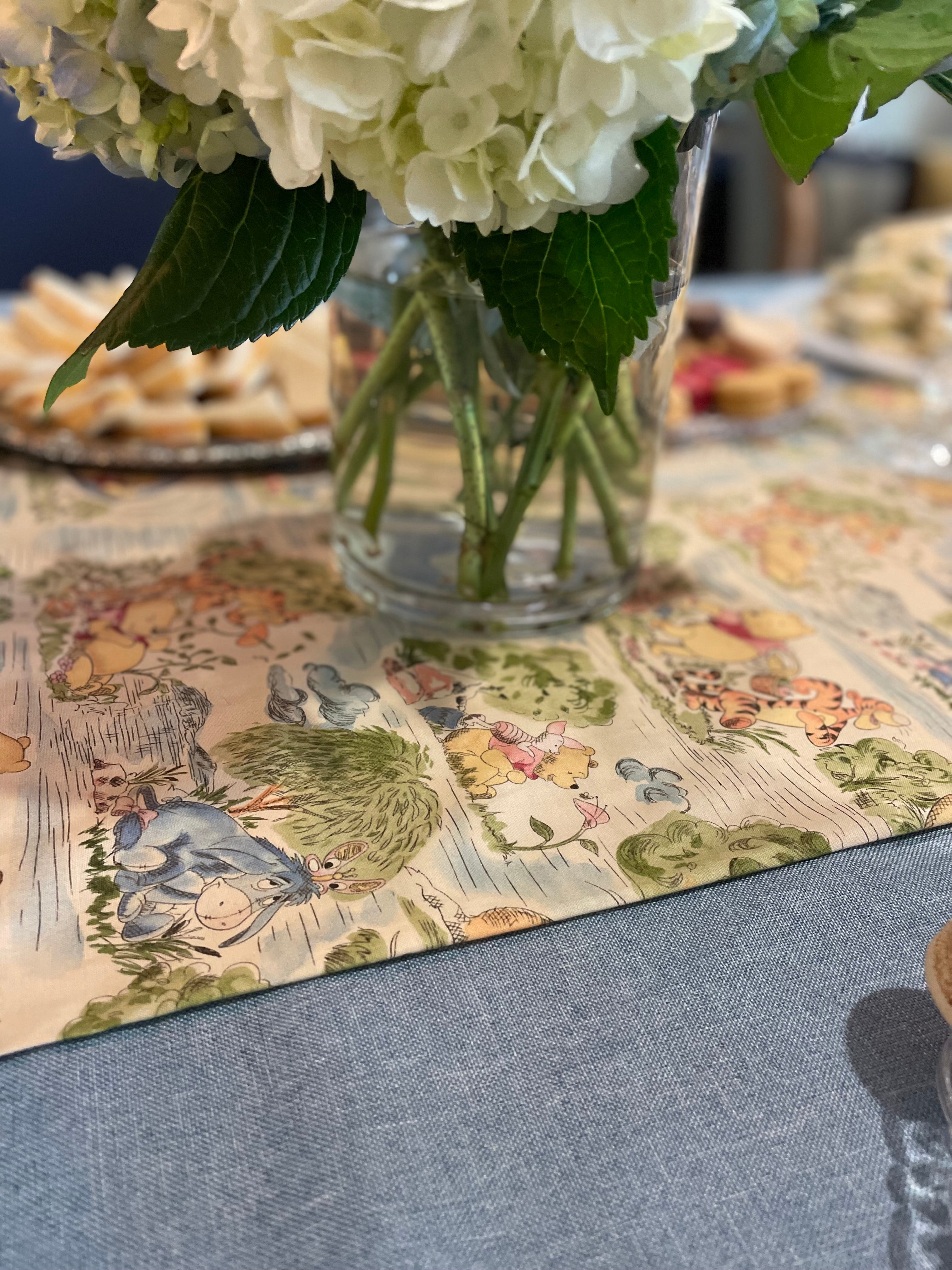 Matching Wreath Sash and Table Runner