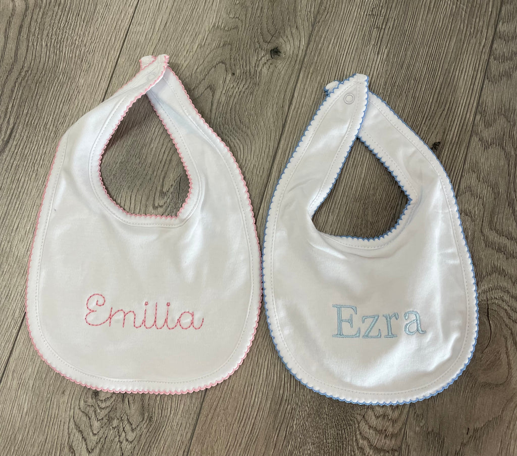 Baby Monogram Bibs