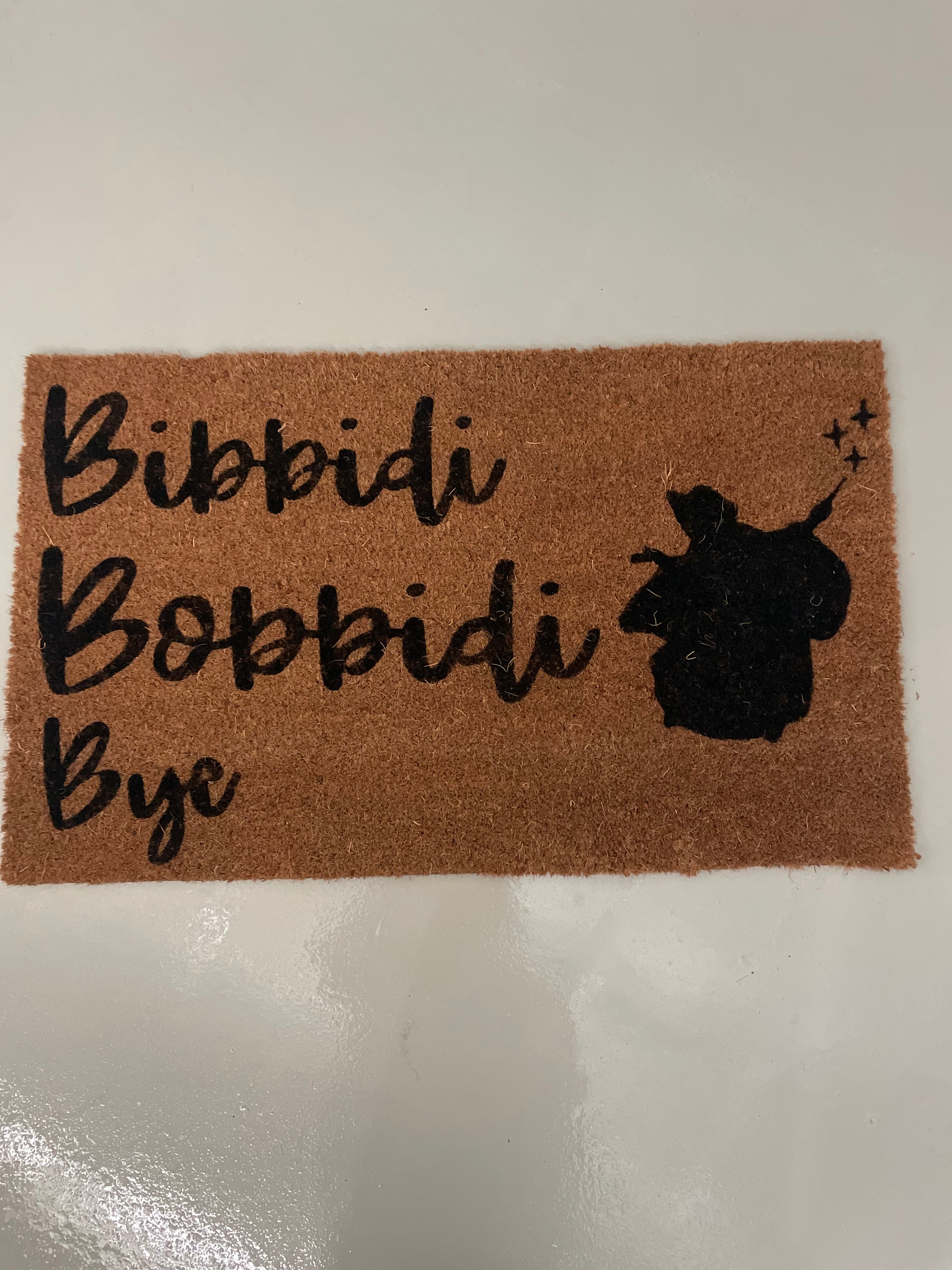 Bibbidi Bobbidi Bye Mat