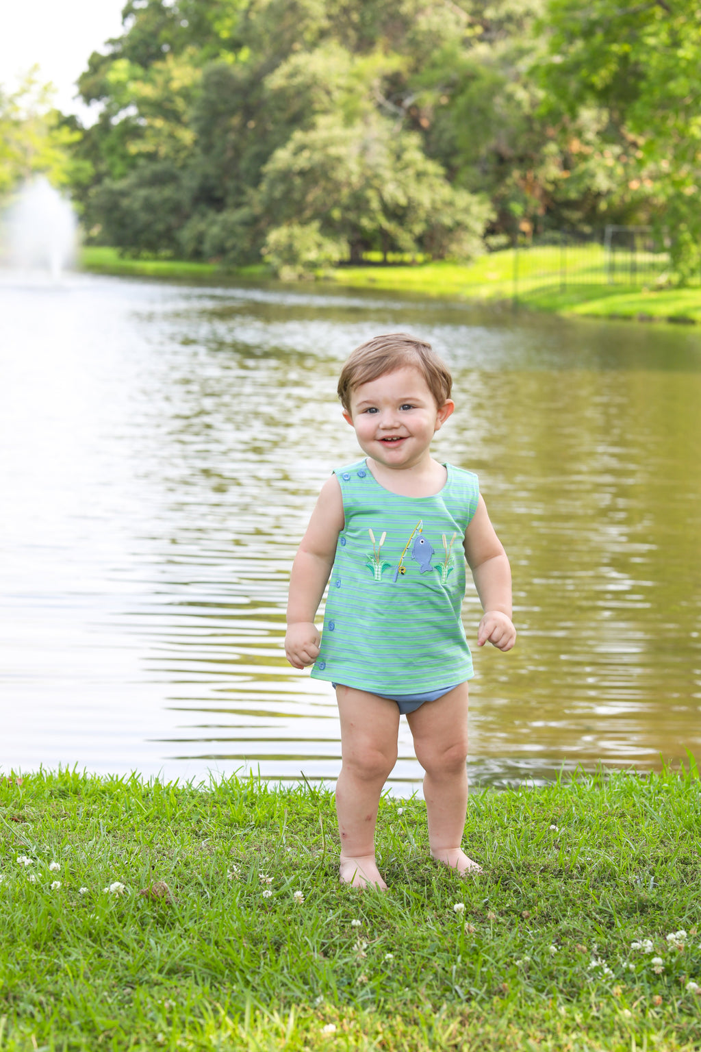 Catch of the Day Diaper Set by Trotter Street