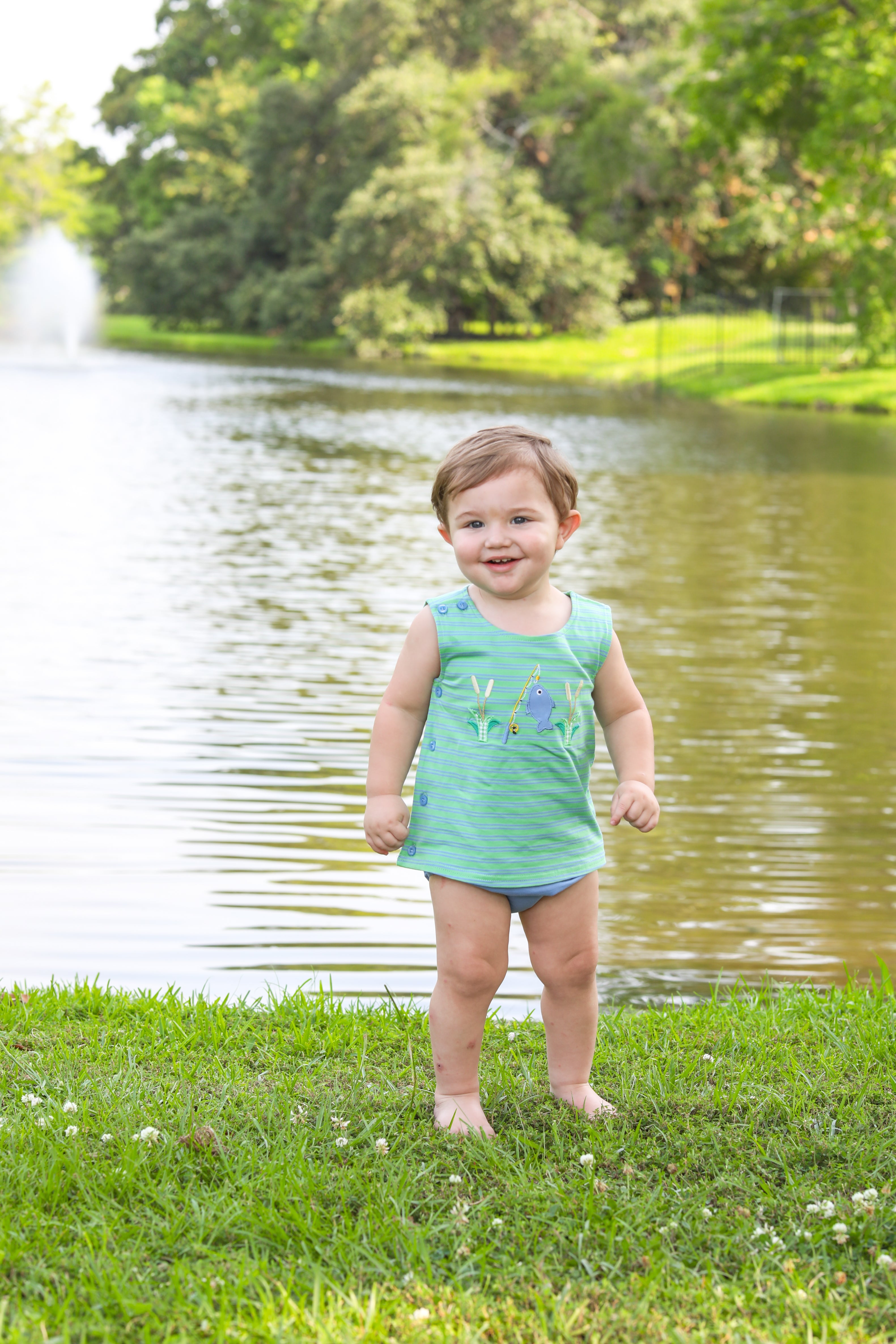 Catch of the Day Diaper Set by Trotter Street