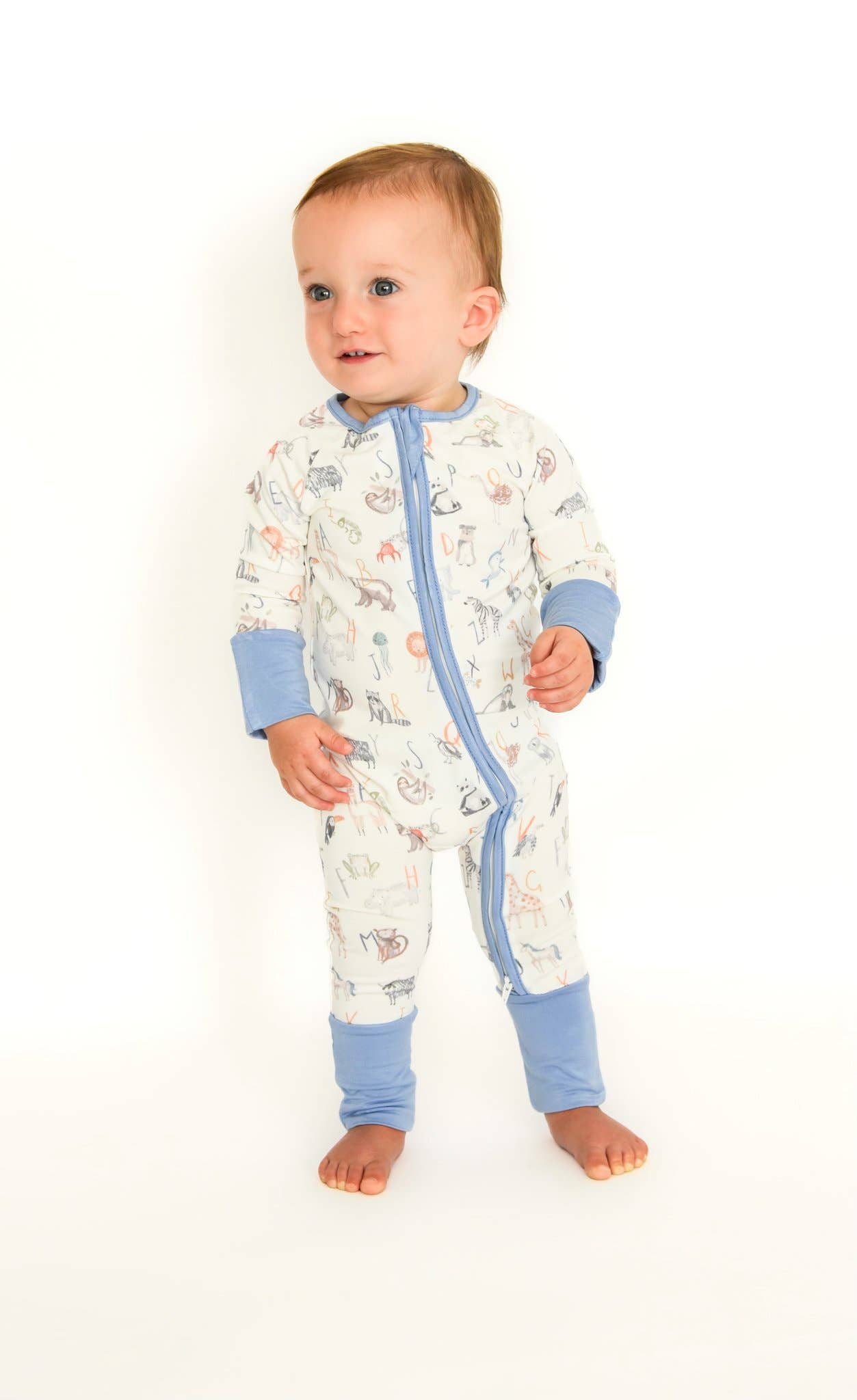 Animal Alphabet Bamboo Romper