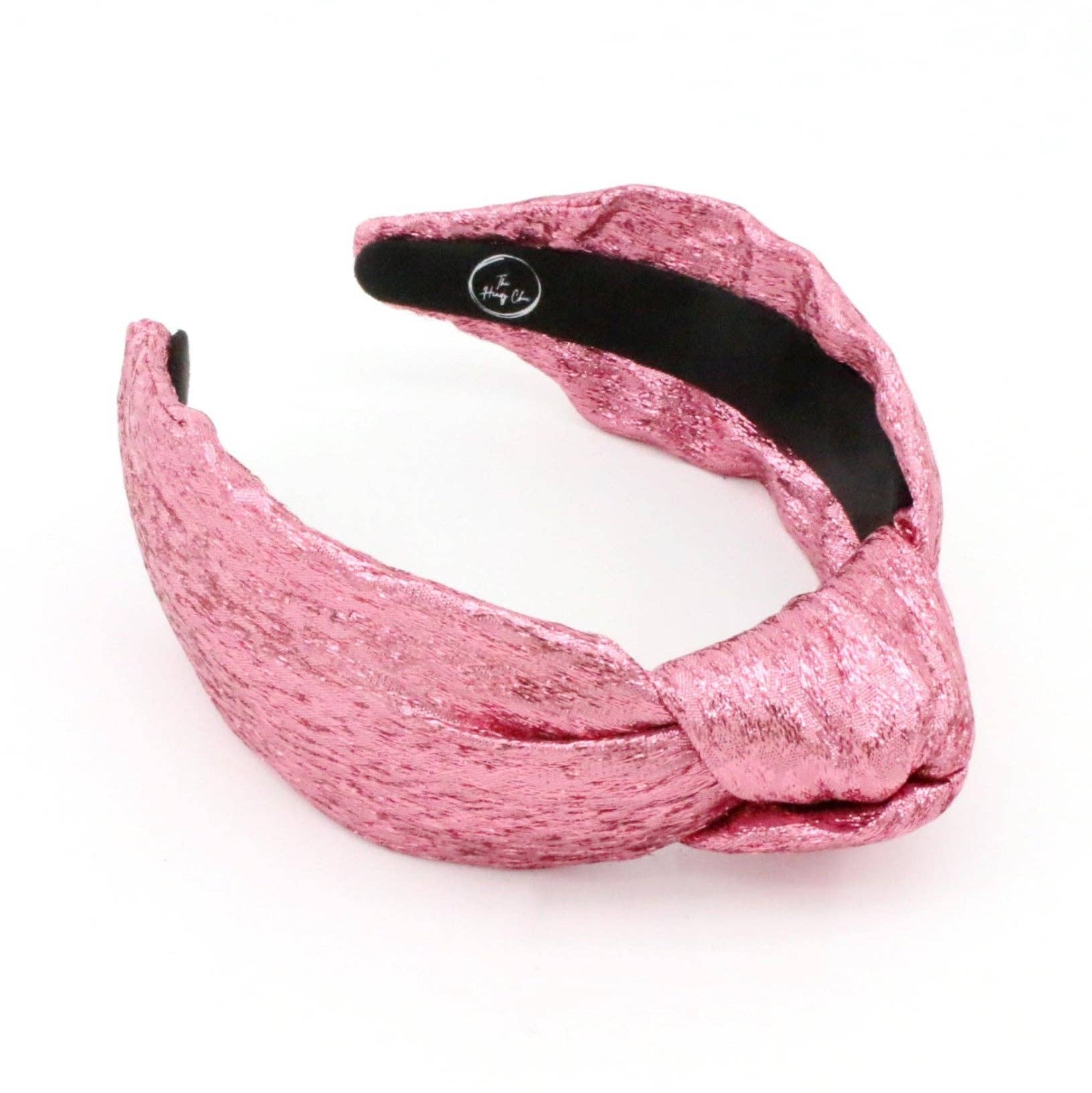  Pink Tinsel Knotted Headband