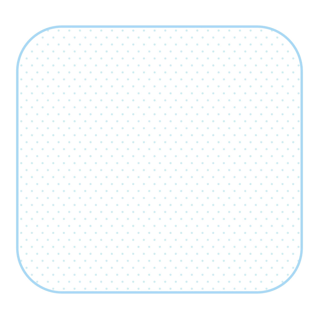 Mini Dots Swaddle Blanket - Blue